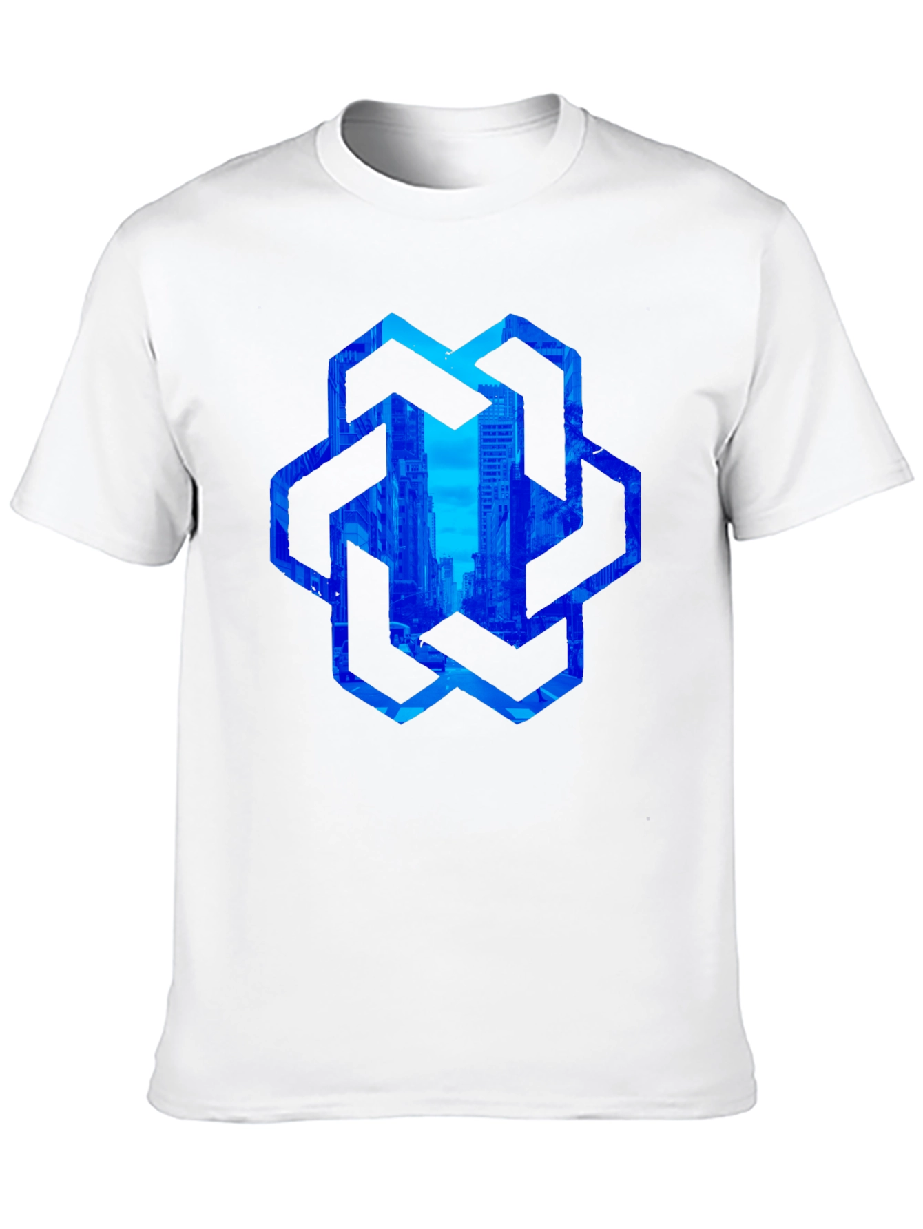 Urban Hexagon T-Shirt - Black