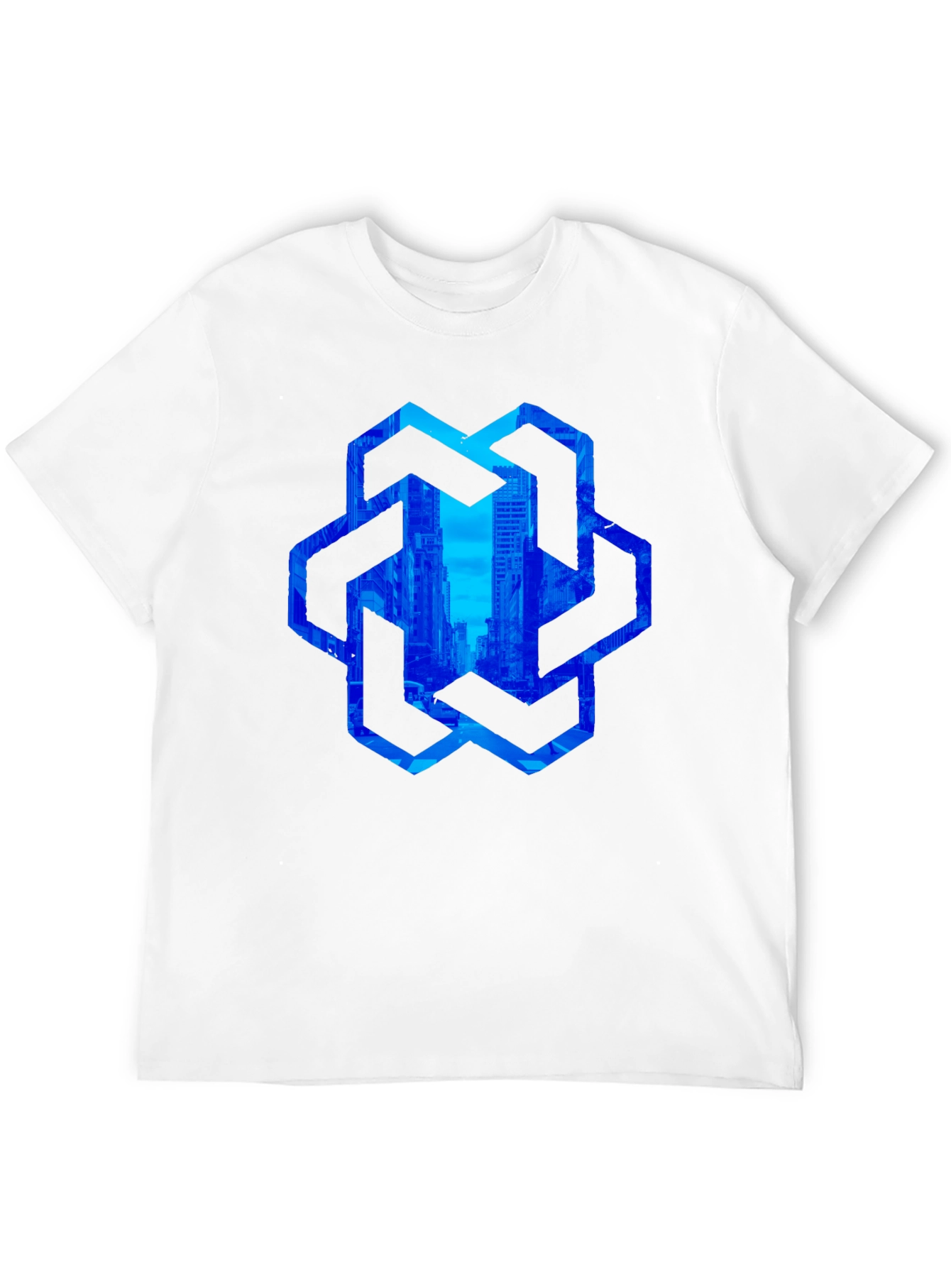 Urban Hexagon T-Shirt - Black