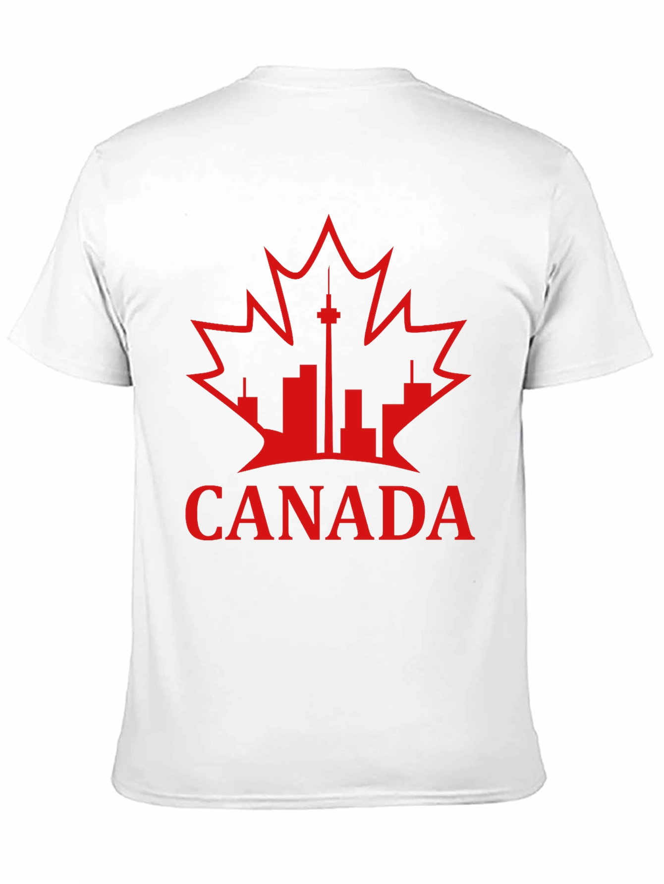 Canada Pride T-Shirt - Maple Leaf & Cityscape