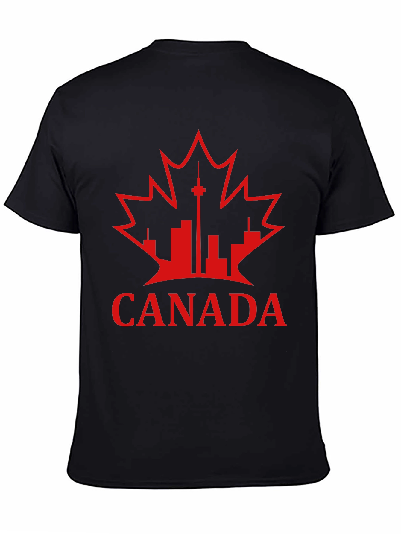 Canada Pride T-Shirt - Maple Leaf & Cityscape