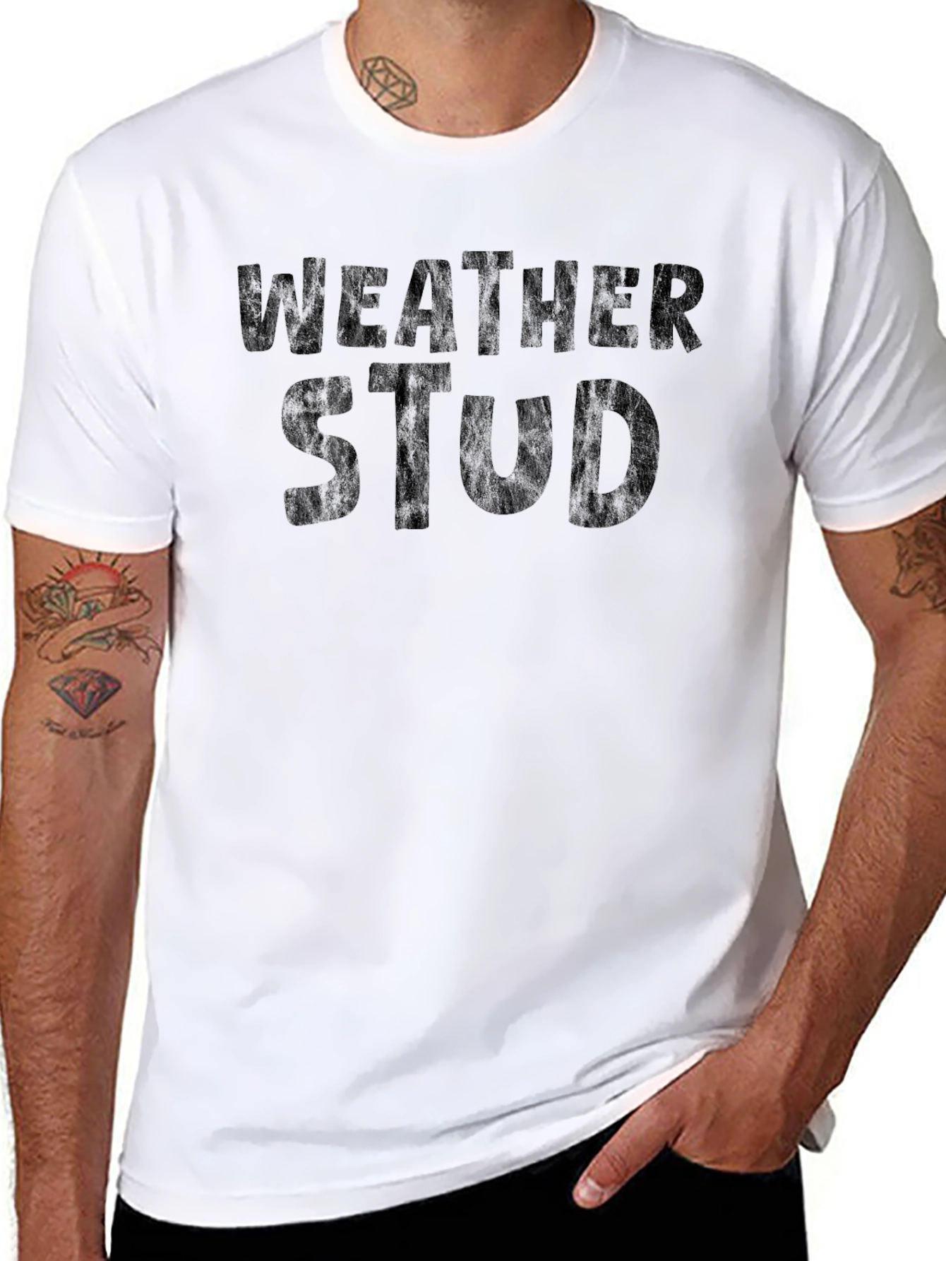 Weather Stud Black T-Shirt