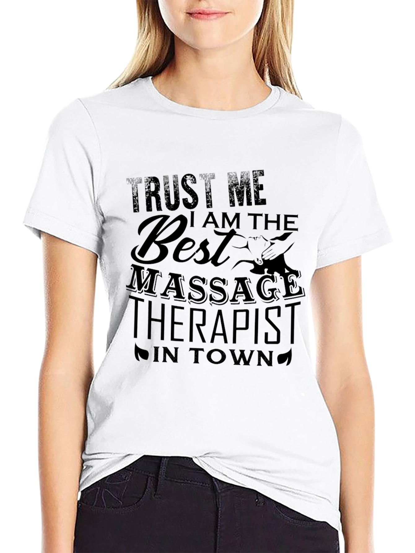 Massage Therapist Black T-Shirt