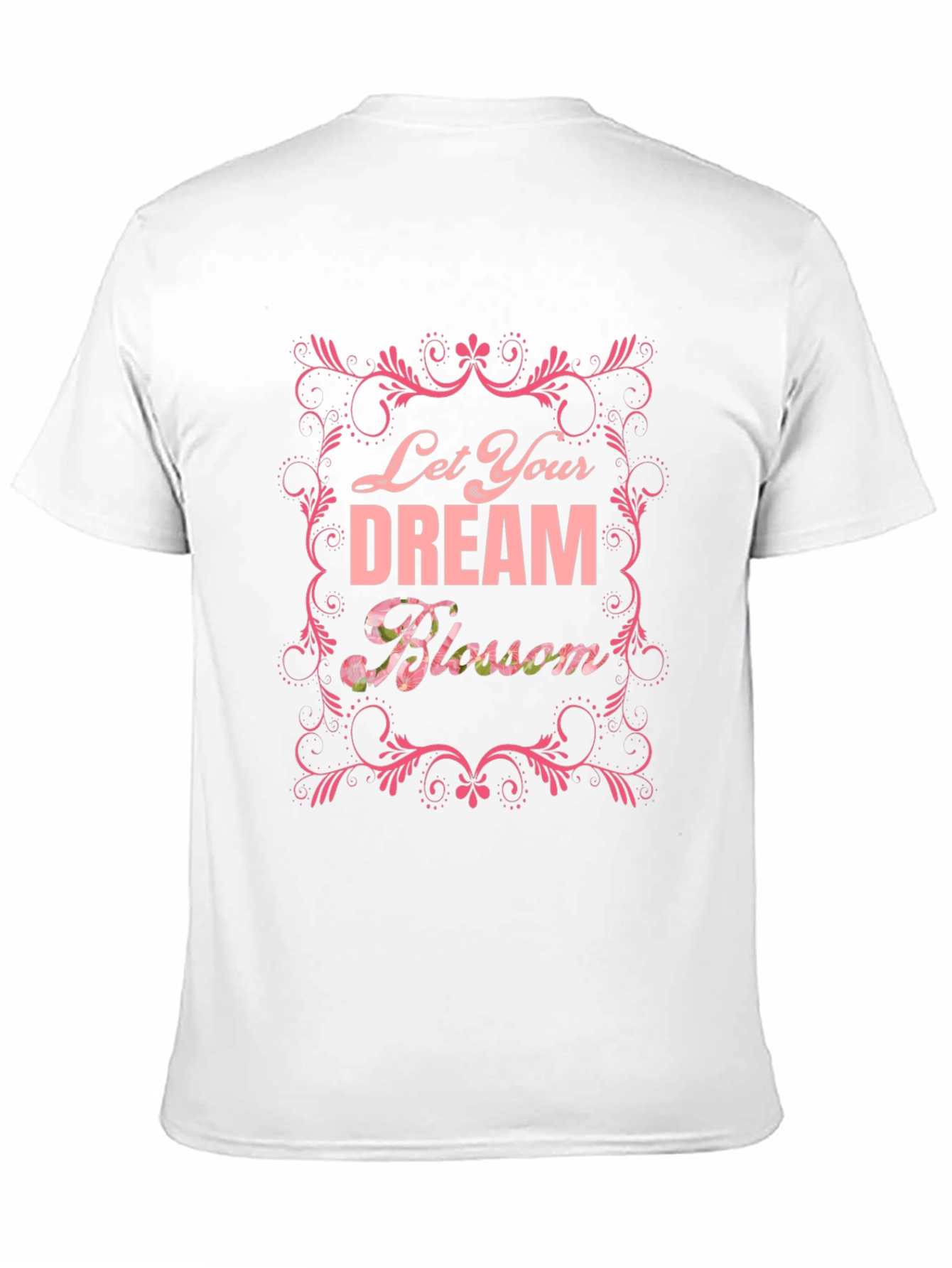 Let Your Dream Blossom Black T-Shirt