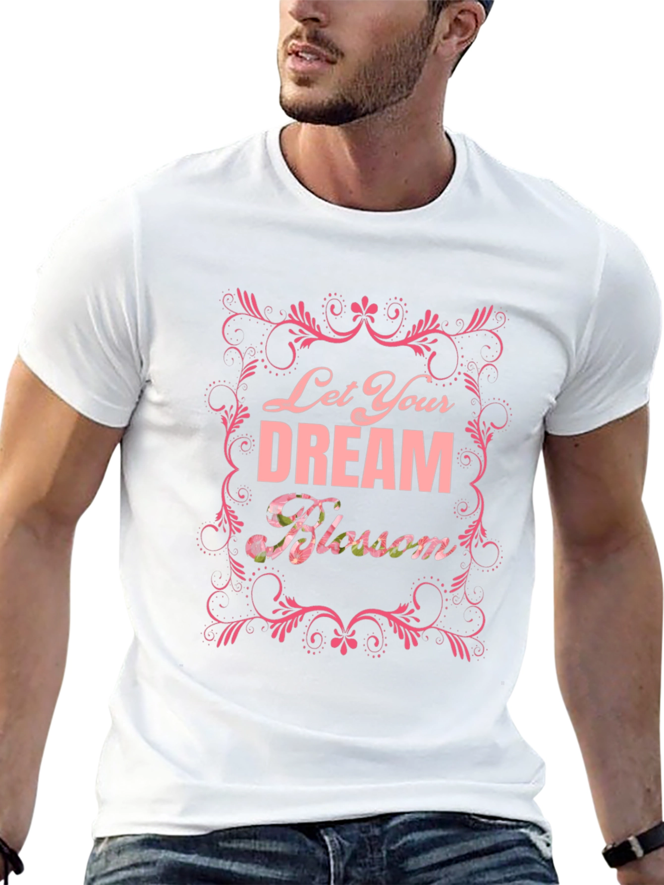Let Your Dream Blossom Black T-Shirt