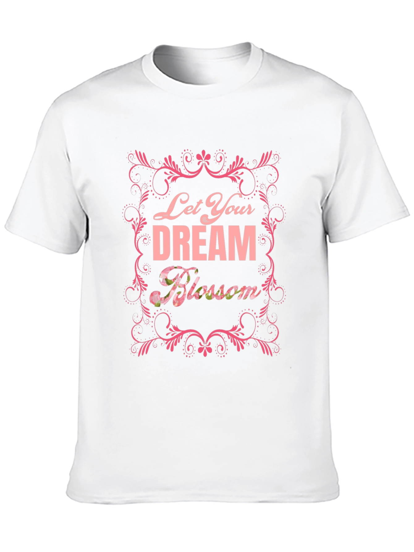 Let Your Dream Blossom Black T-Shirt