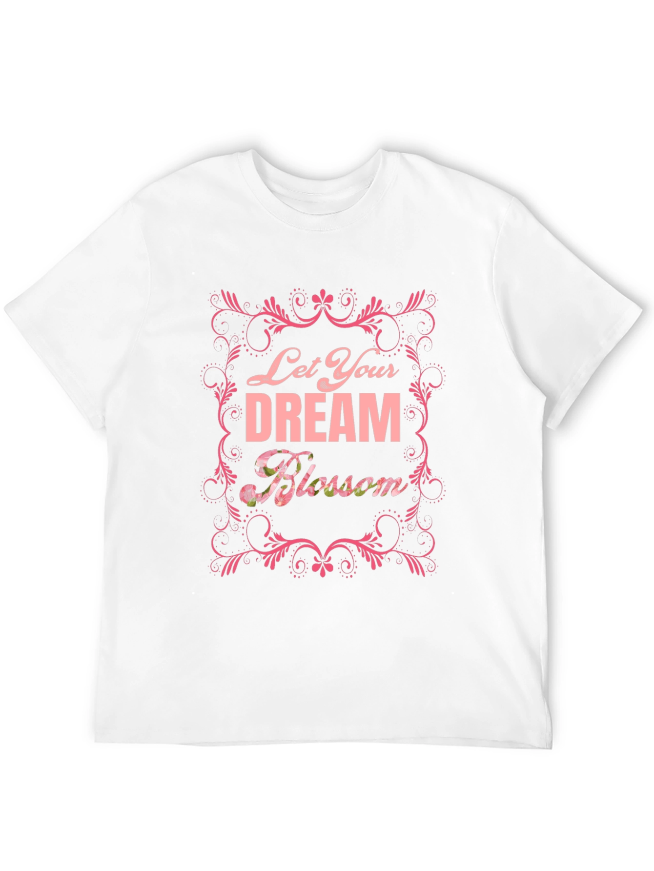 Let Your Dream Blossom Black T-Shirt