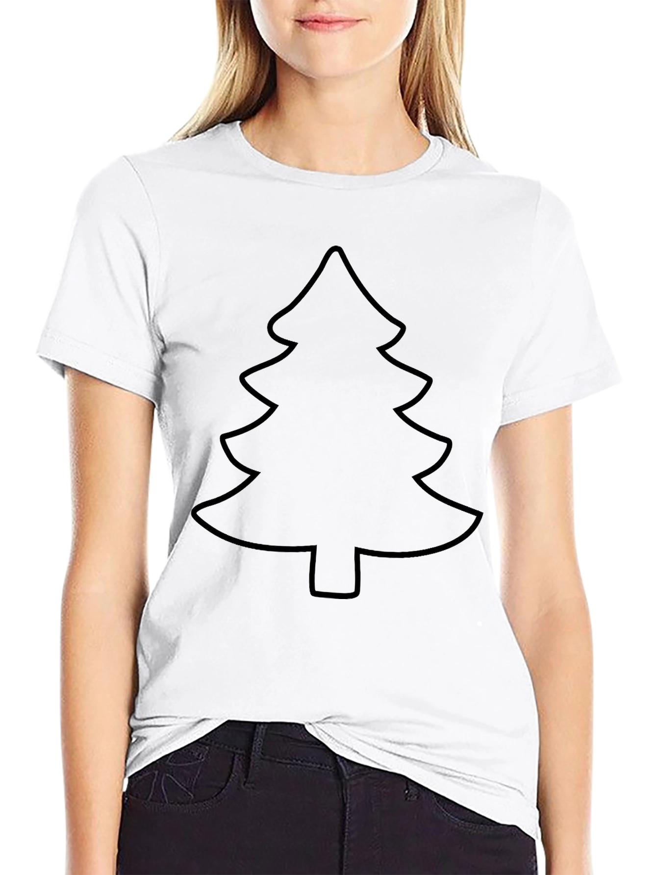 Christmas Tree Graphic Tee - Holiday Season Essential