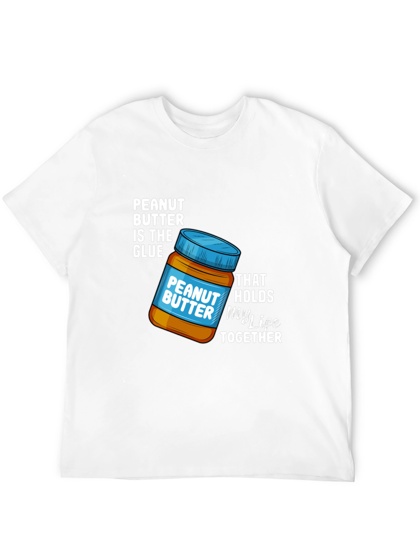 Peanut Butter My Life Together Black T-Shirt