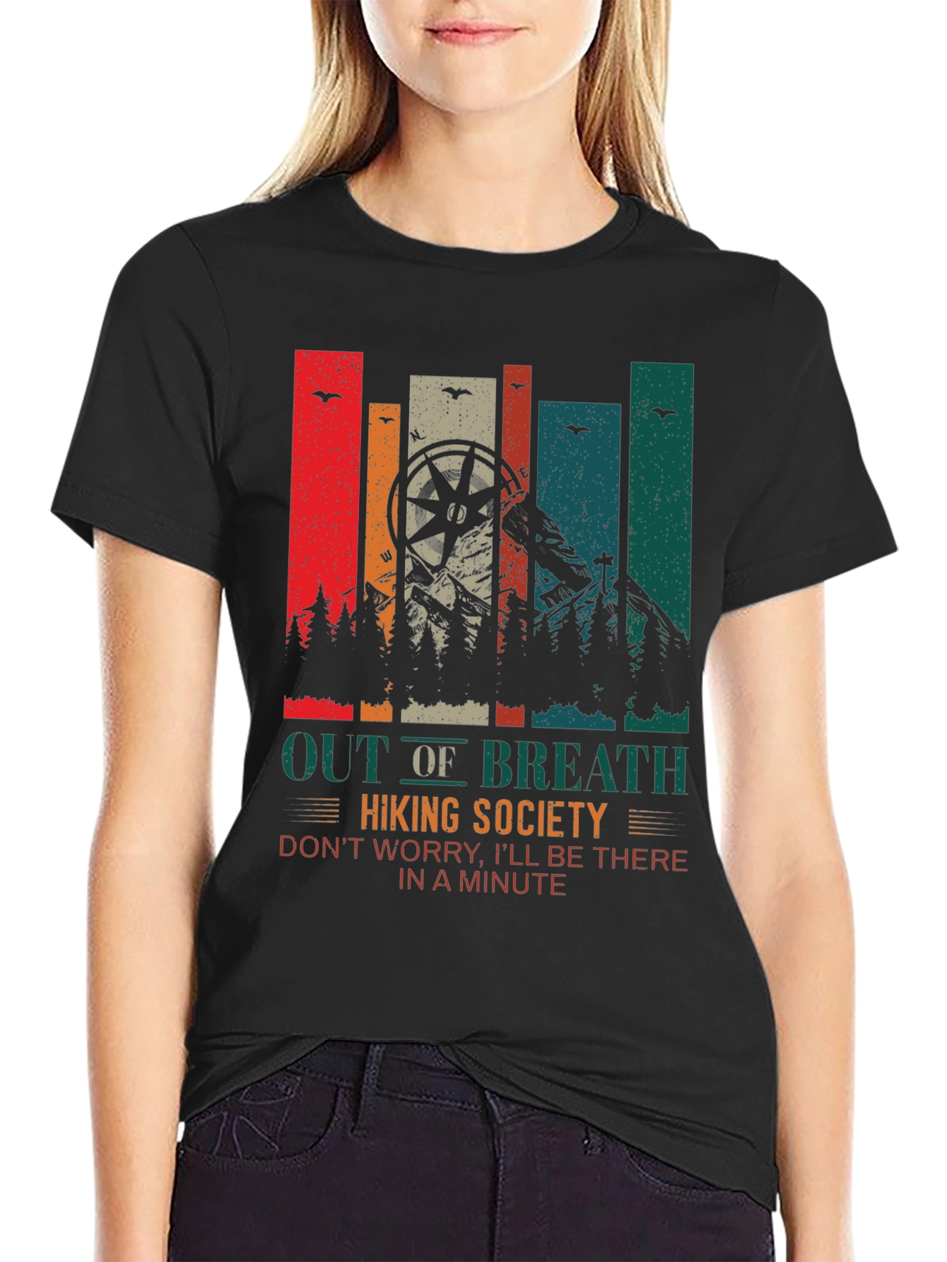 Out of Breath Hiking Society Graphic Tee