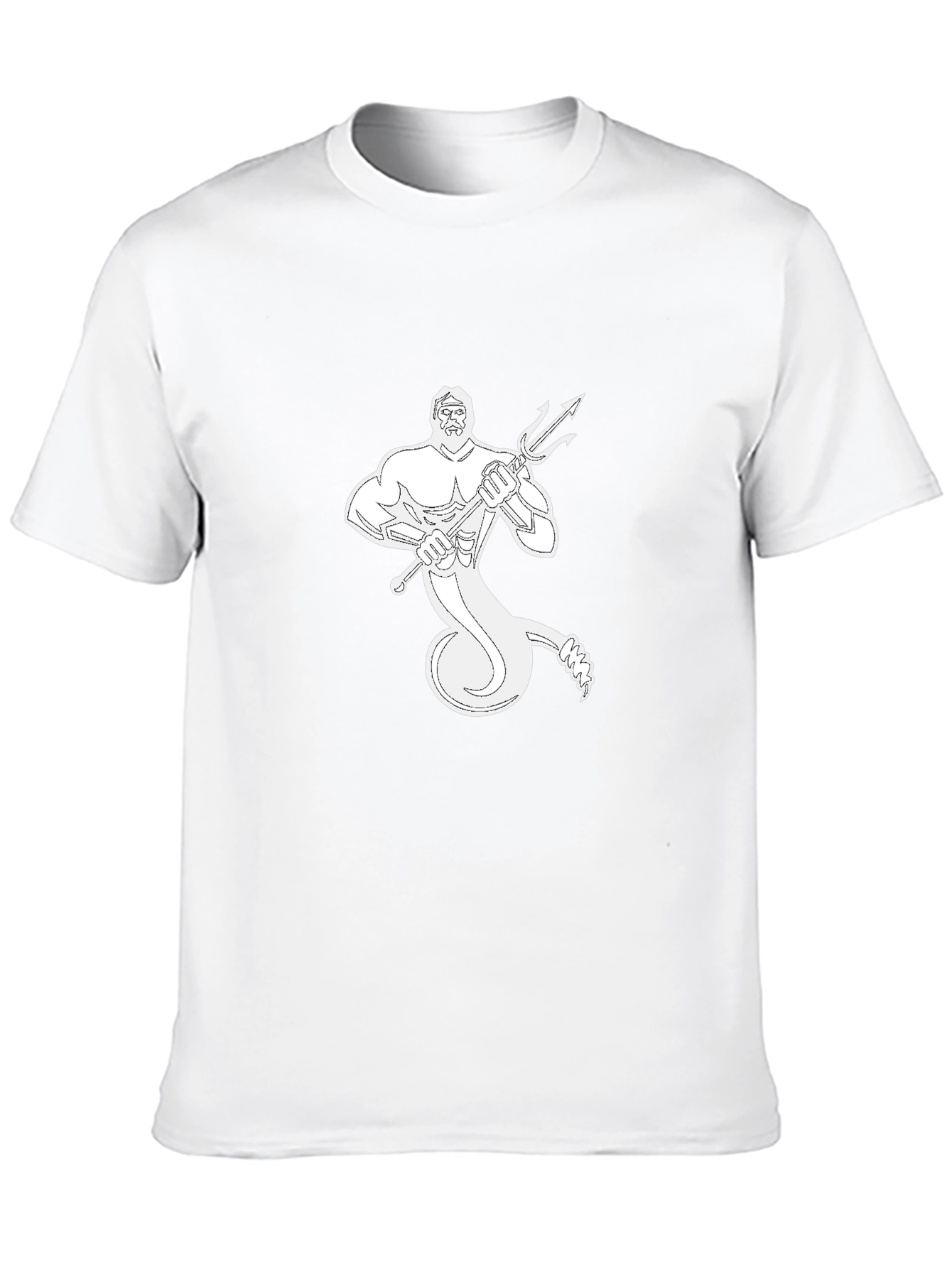Poseidon Graphic Black T-Shirt