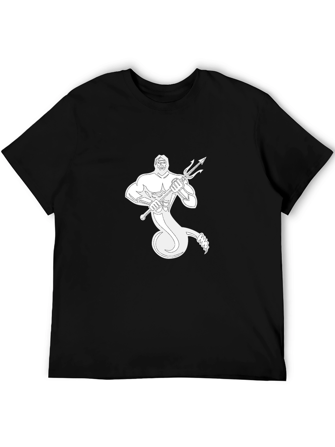 Poseidon Graphic Black T-Shirt