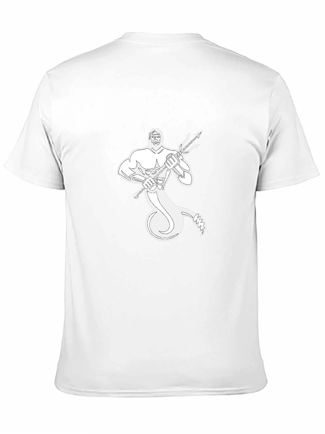 Poseidon Graphic Black T-Shirt