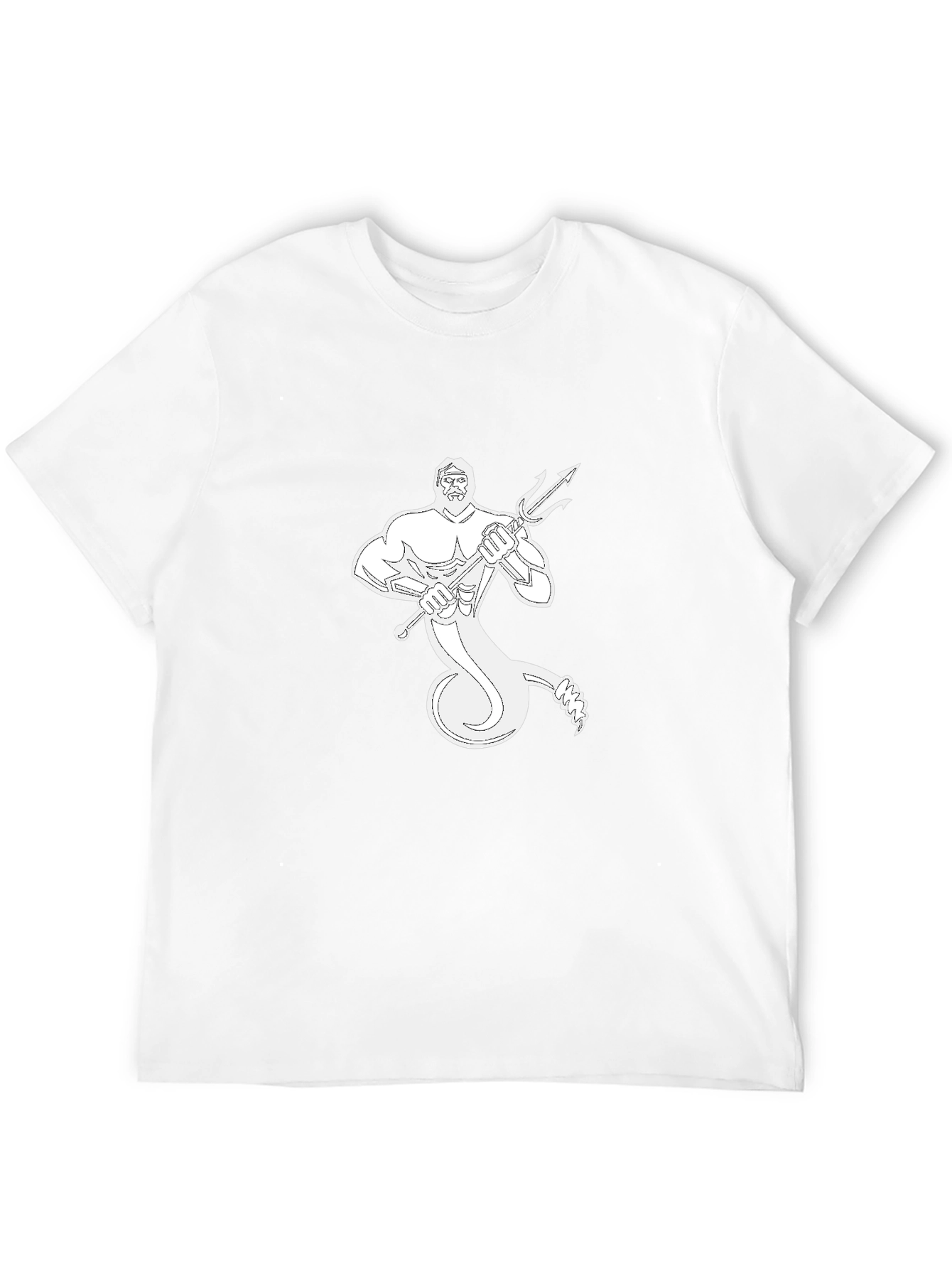 Poseidon Graphic Black T-Shirt