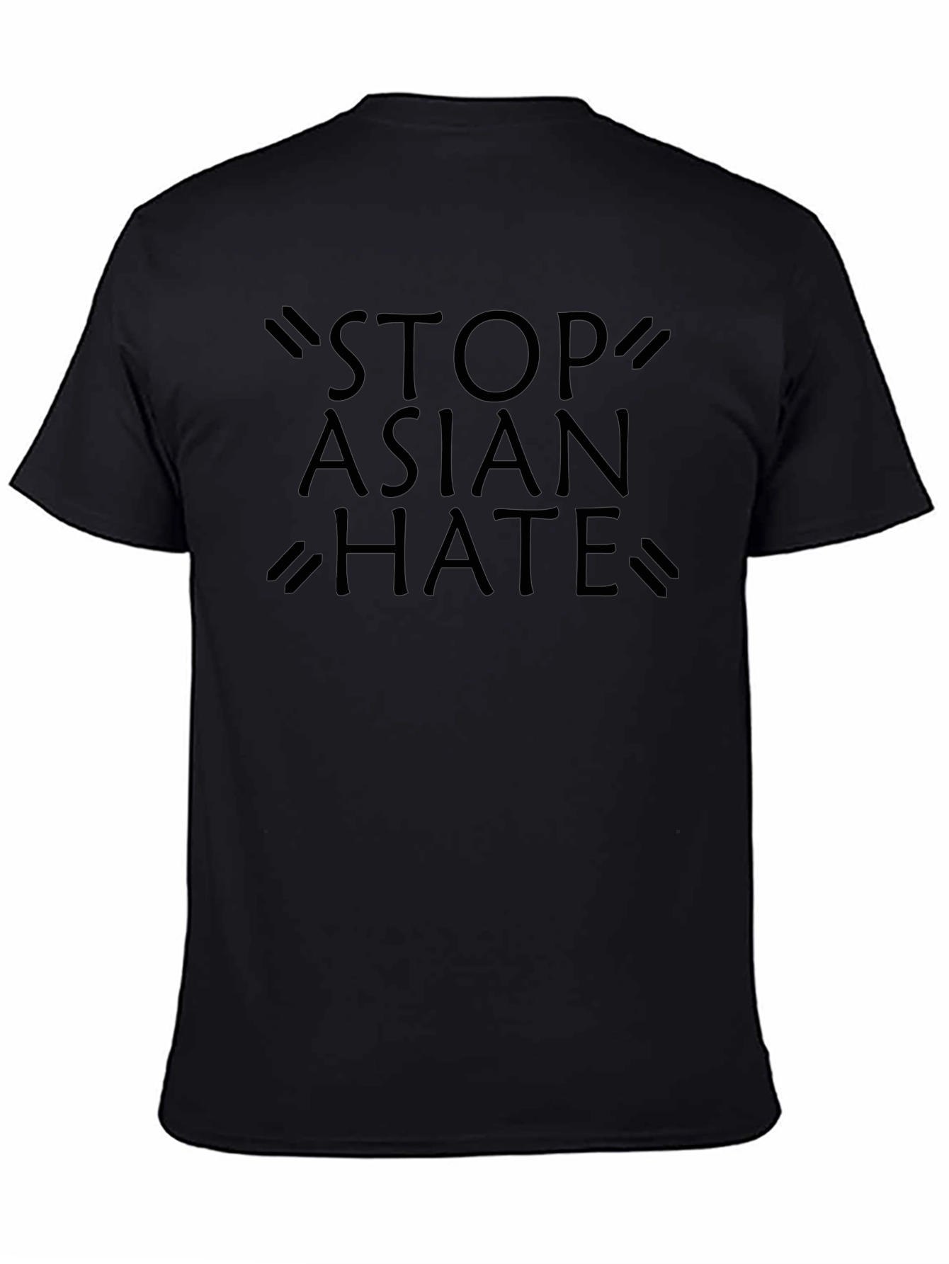 Stop Asian Hate Tee - Black