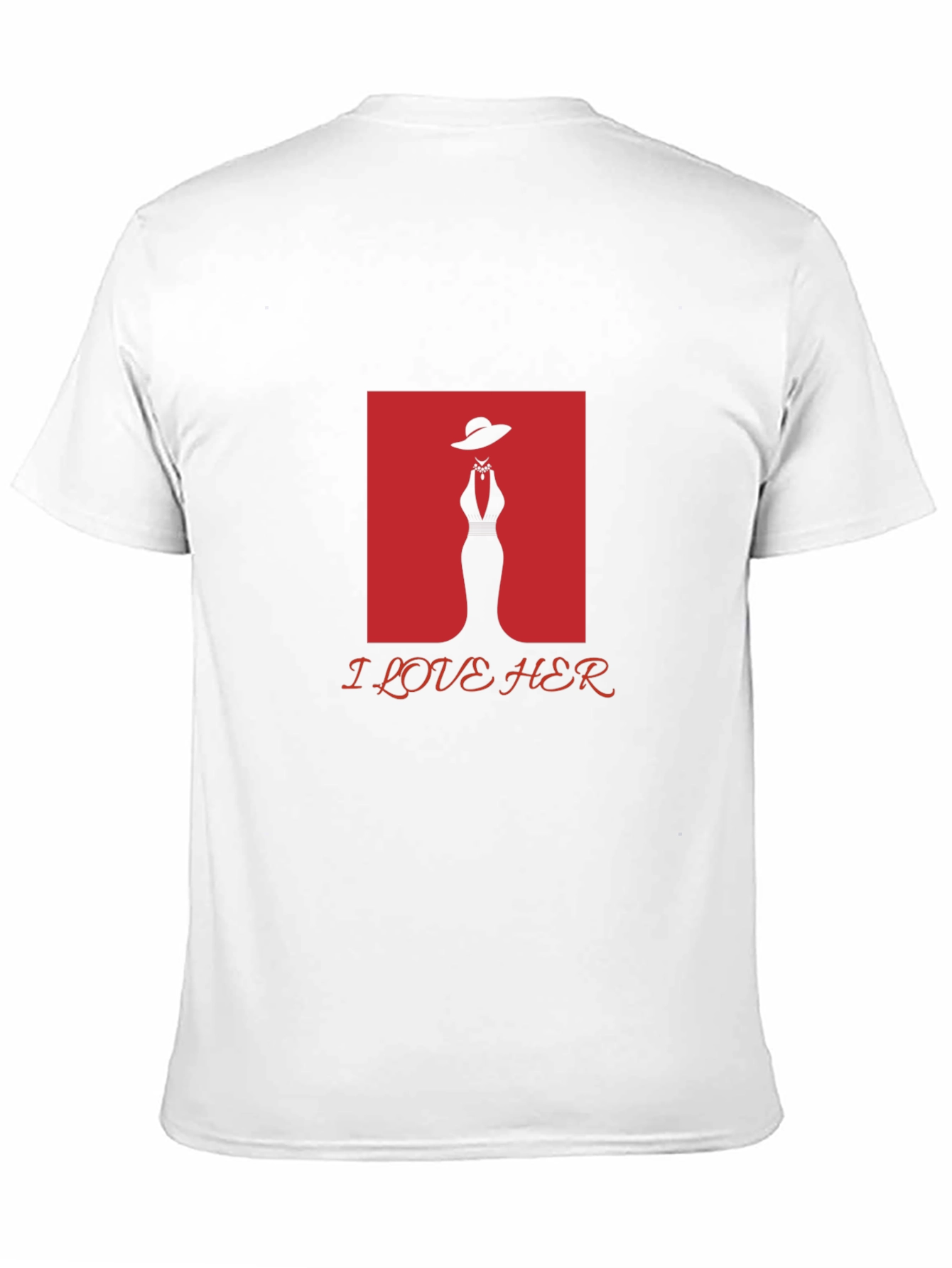 I Love Her Graphic Tee - Black