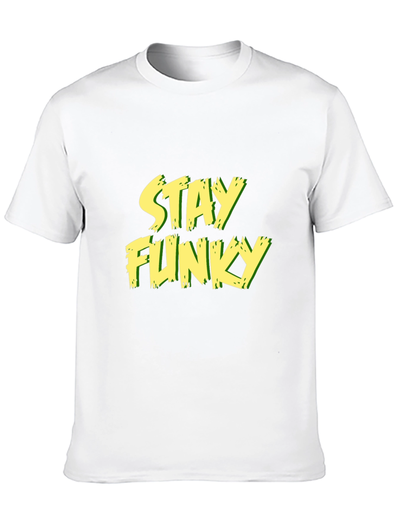 Stay Funky Mens Graphic Black T-Shirt