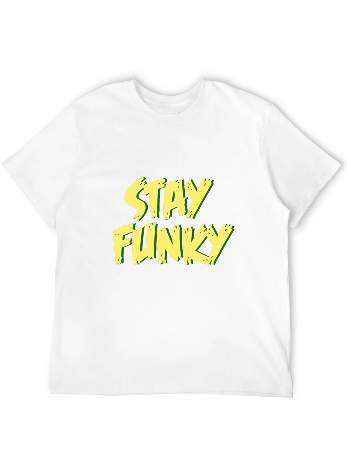 Stay Funky Mens Graphic Black T-Shirt