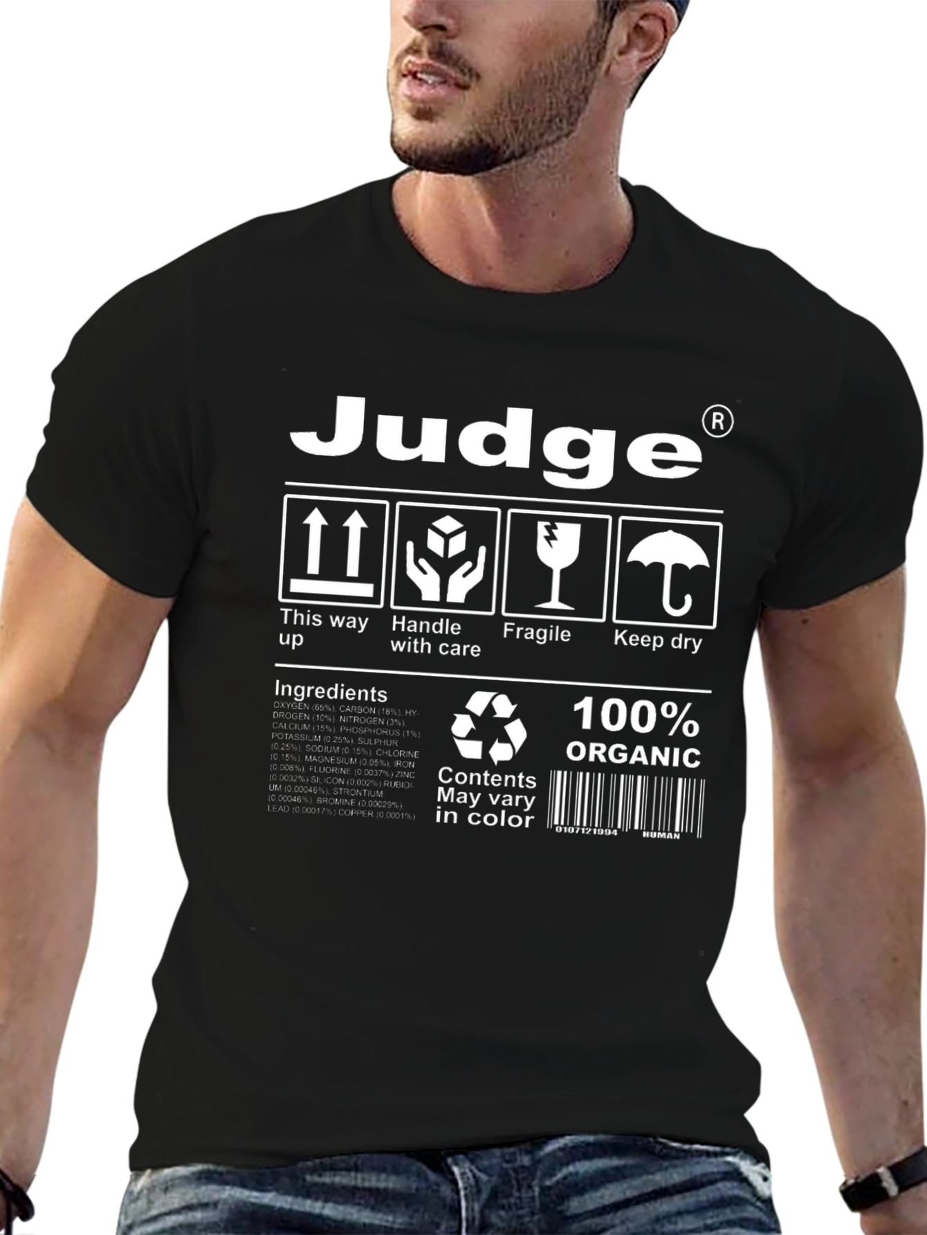 Judge Organic Cotton Novelty T-Shirt