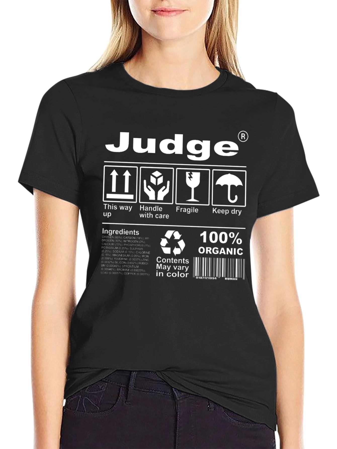 Judge Organic Cotton Novelty T-Shirt