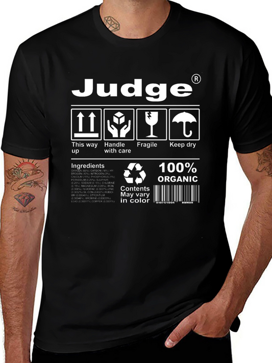 Judge Organic Cotton Novelty T-Shirt