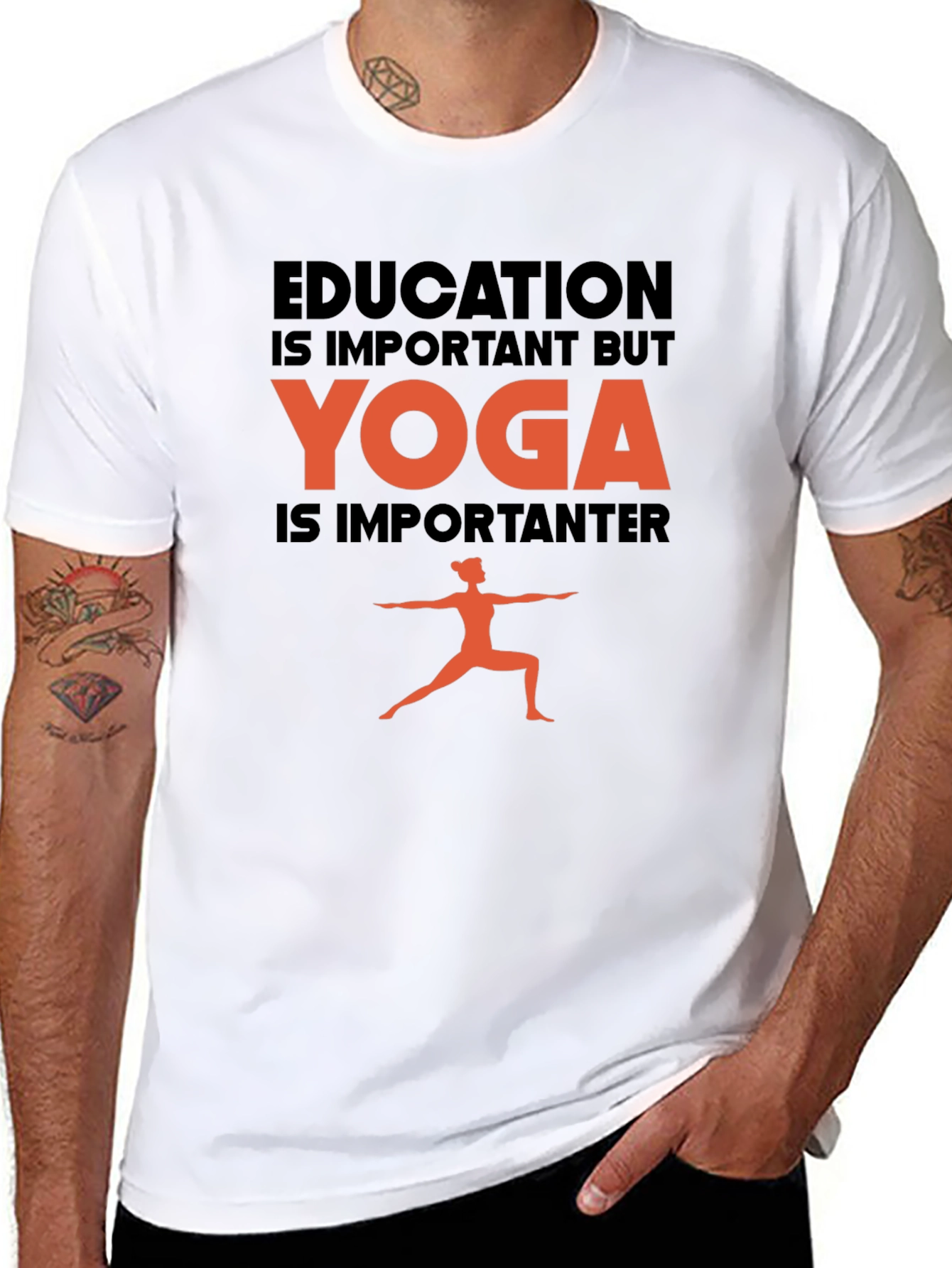 Yoga Is Importanter Graphic T-Shirt