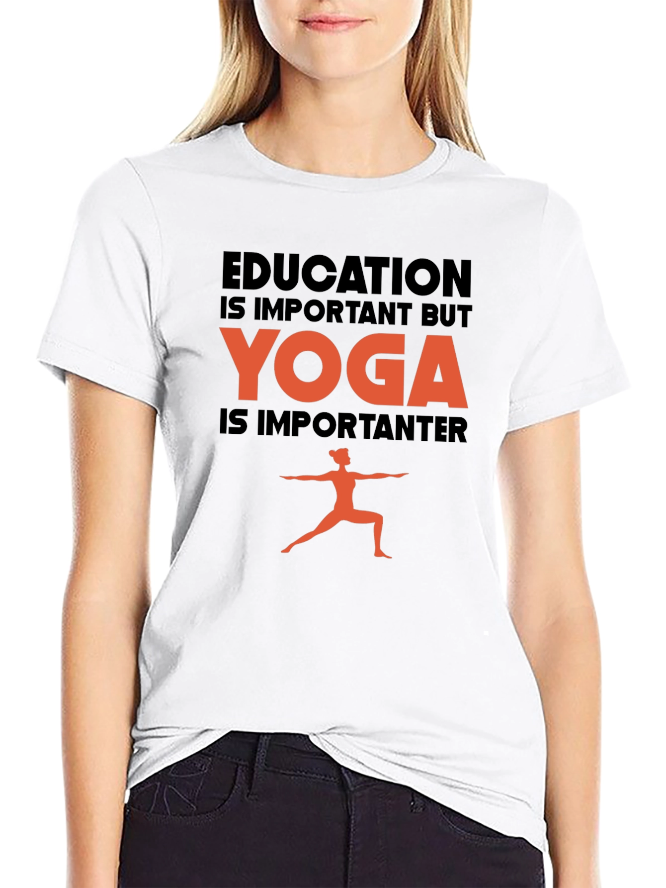Yoga Is Importanter Graphic T-Shirt