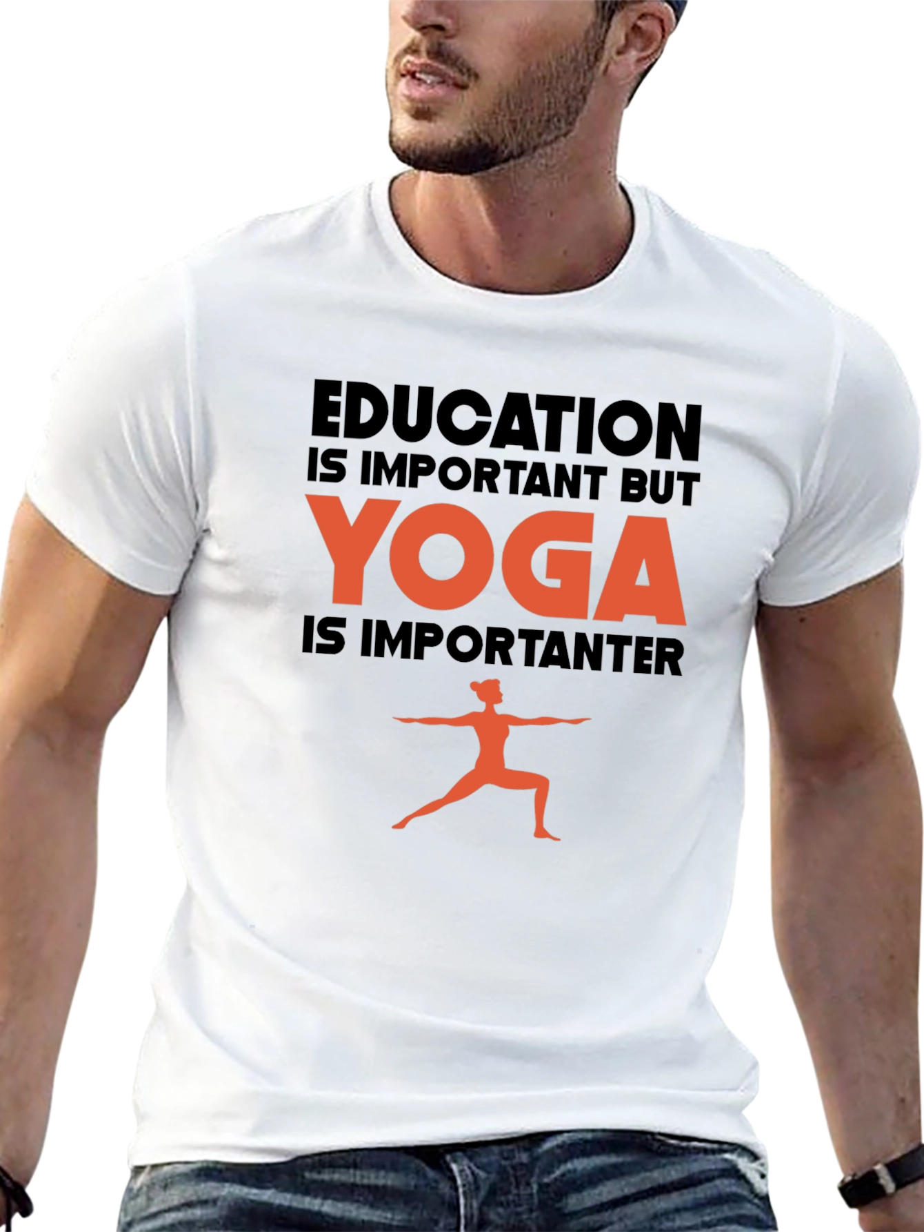 Yoga Is Importanter Graphic T-Shirt