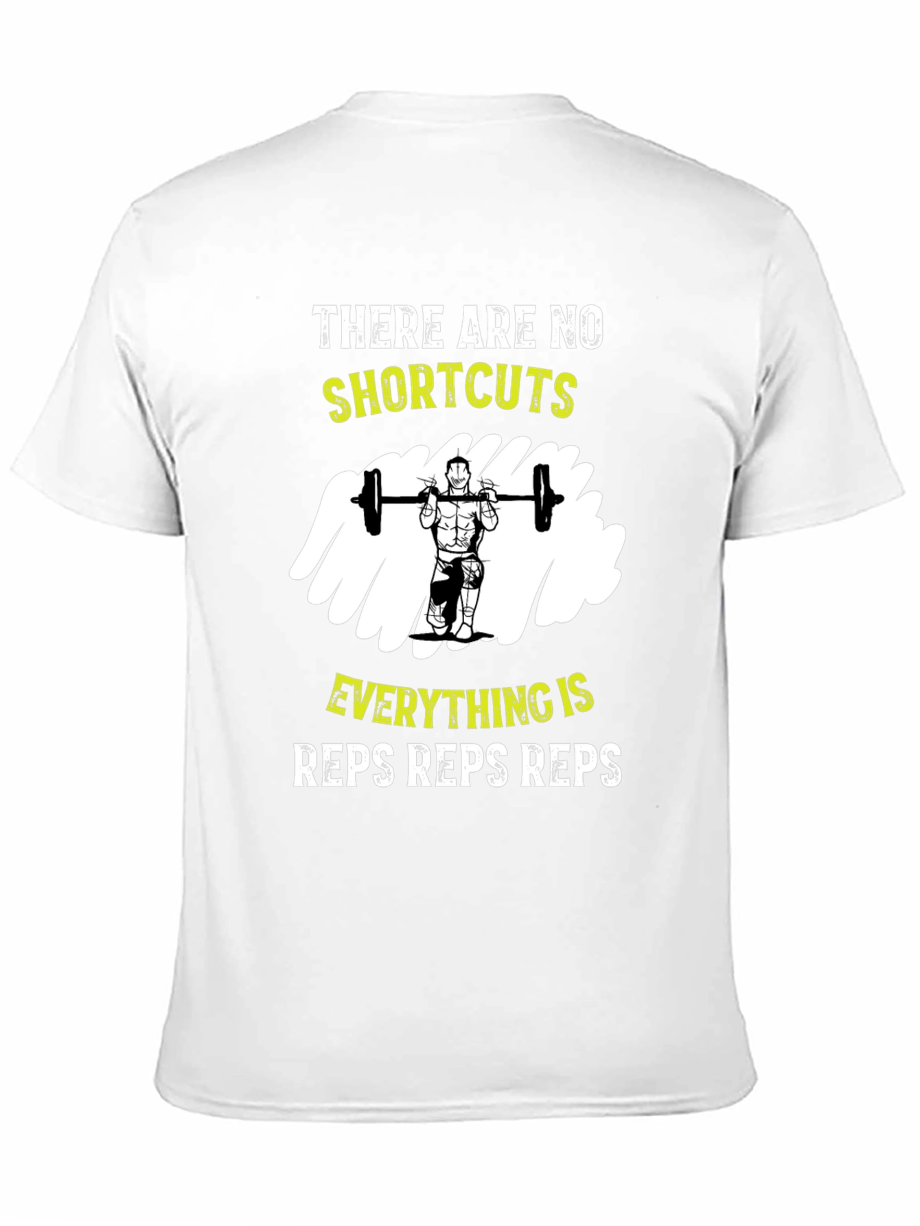 Workout Motivation Tee - No Shortcuts