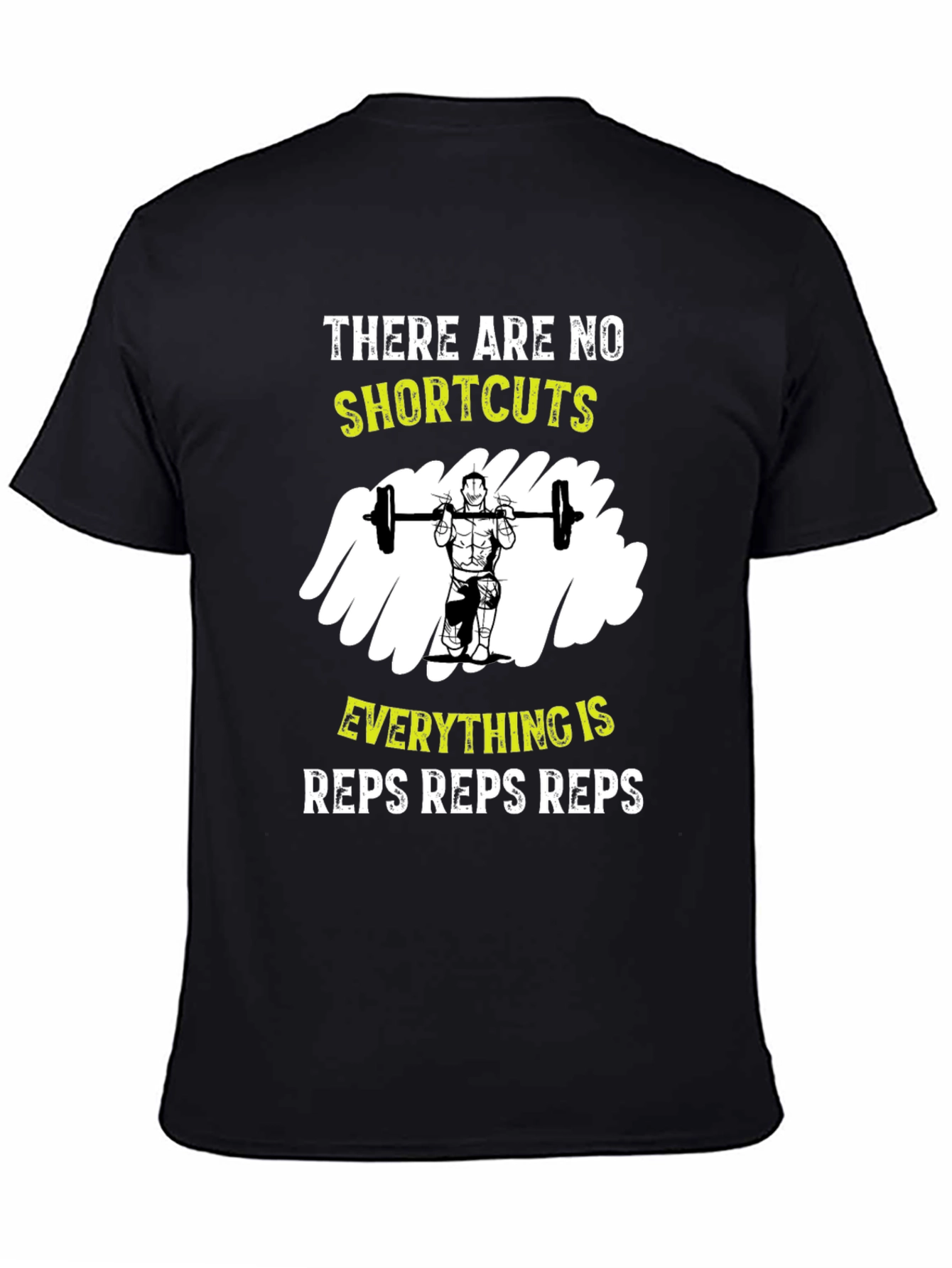 Workout Motivation Tee - No Shortcuts
