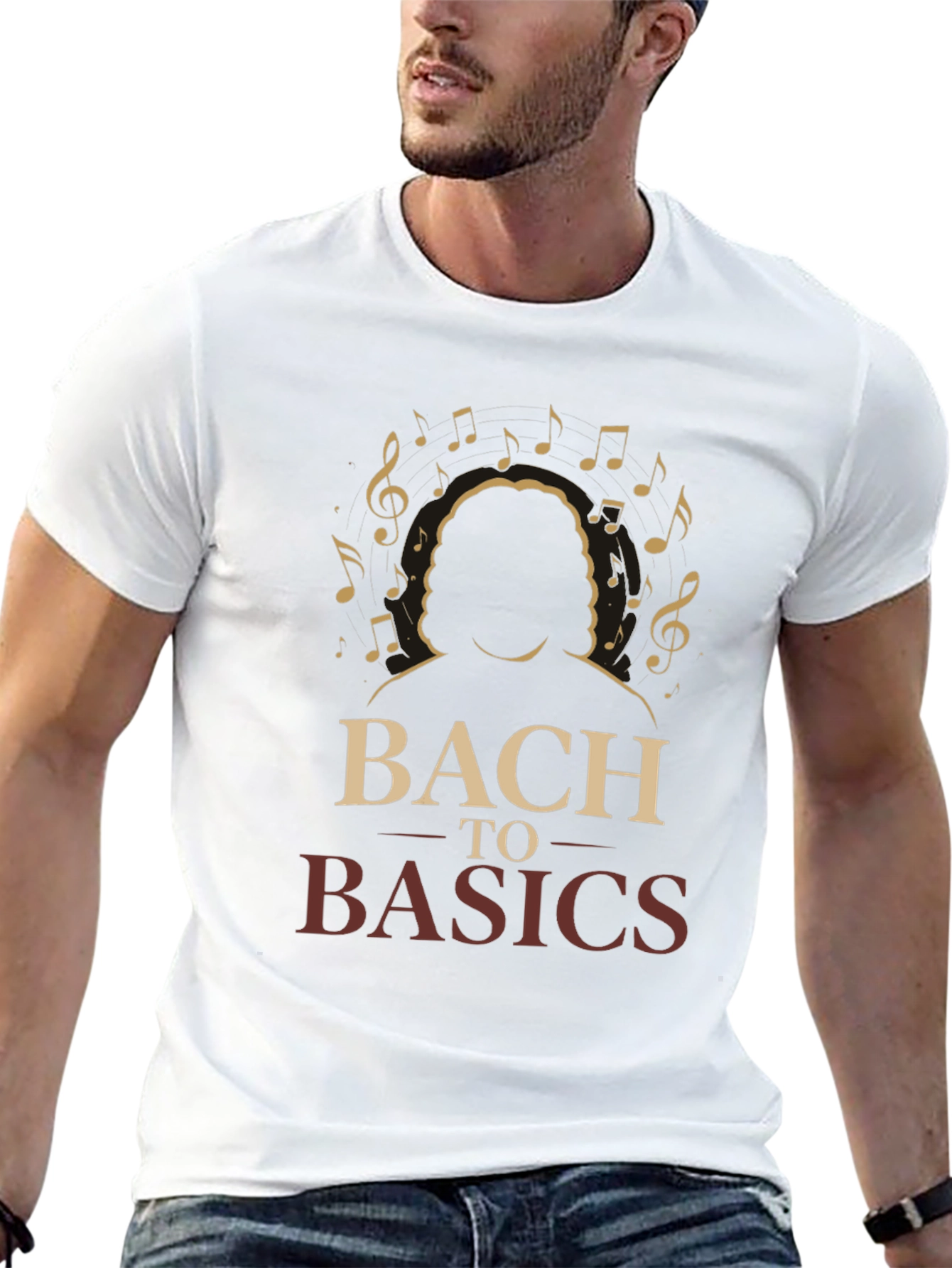 Bach to Basics Music T-Shirt