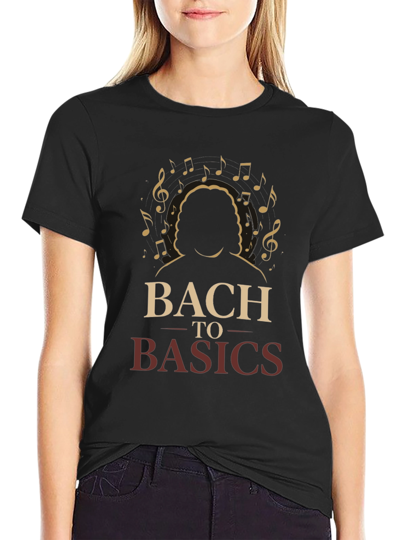Bach to Basics Music T-Shirt