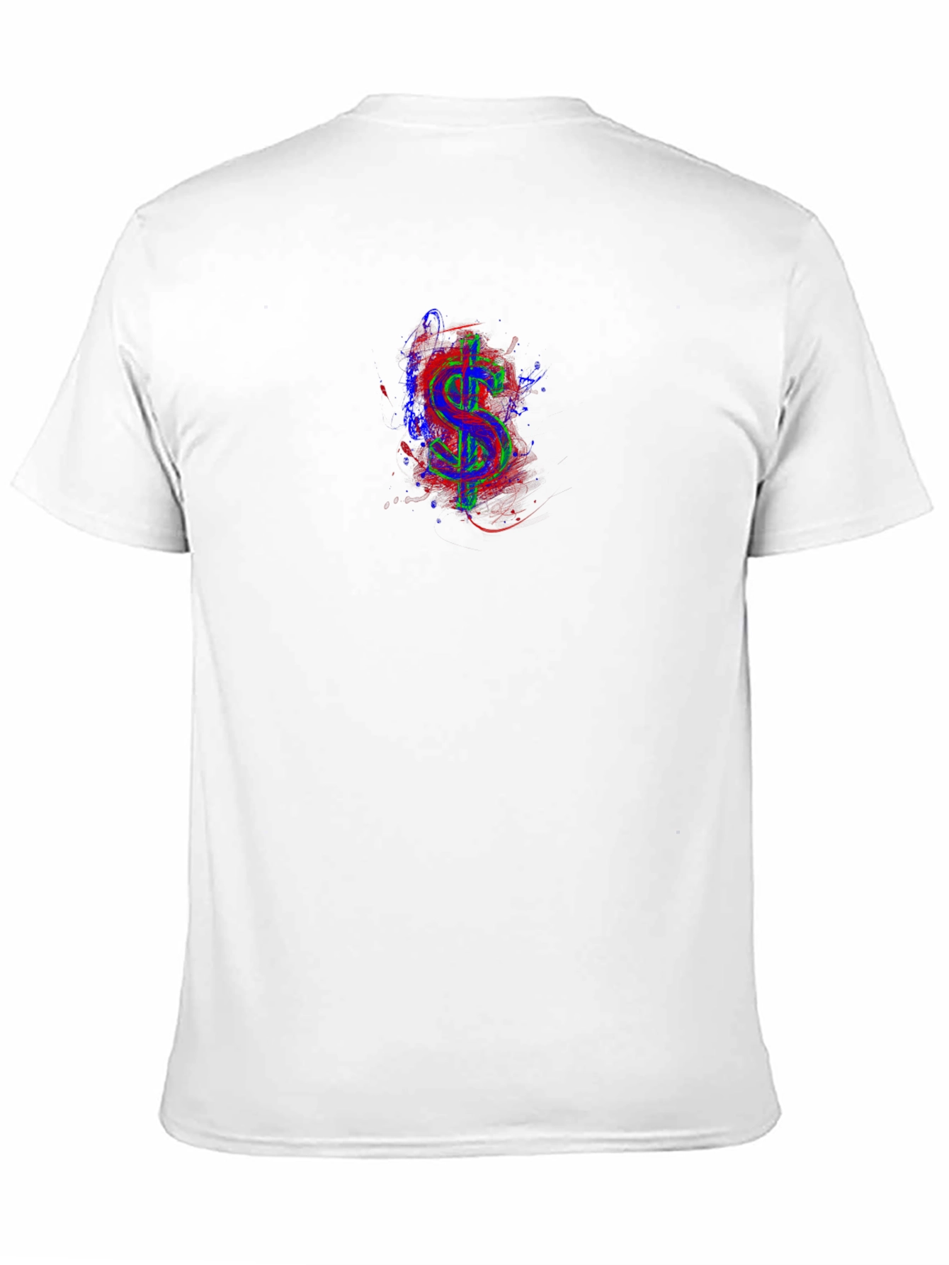 Vibrant Dollar Sign Graphic Tee