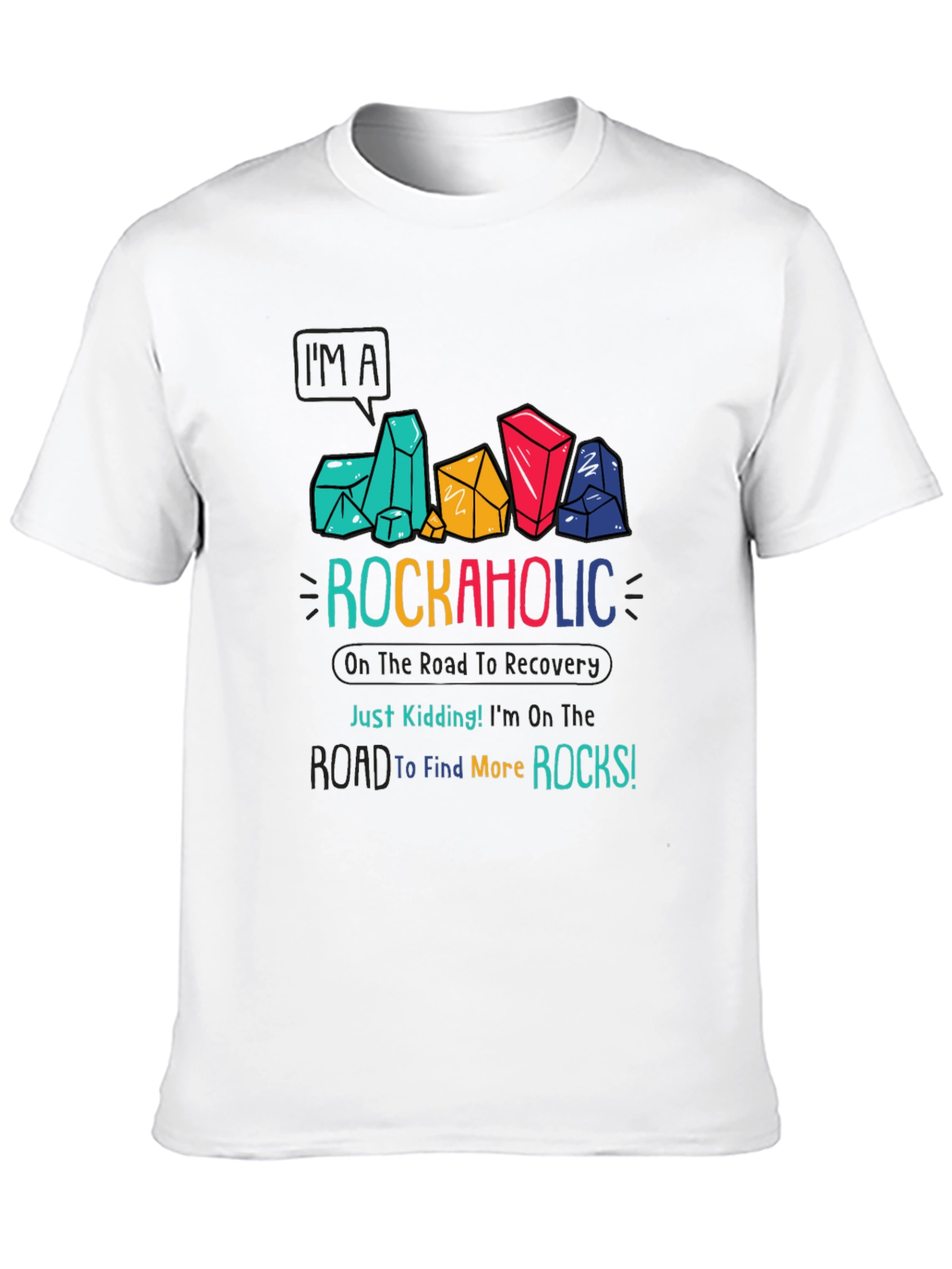 Rockaholic T-Shirt - Rock Lover Graphic Tee