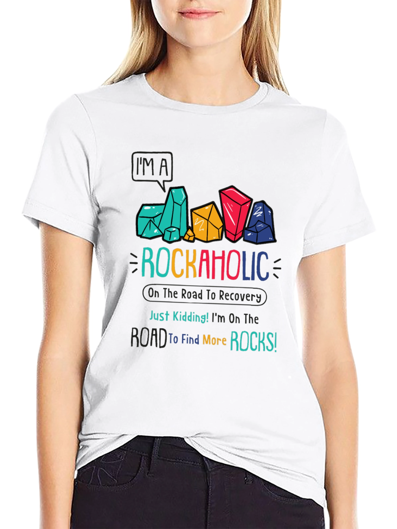 Rockaholic T-Shirt - Rock Lover Graphic Tee