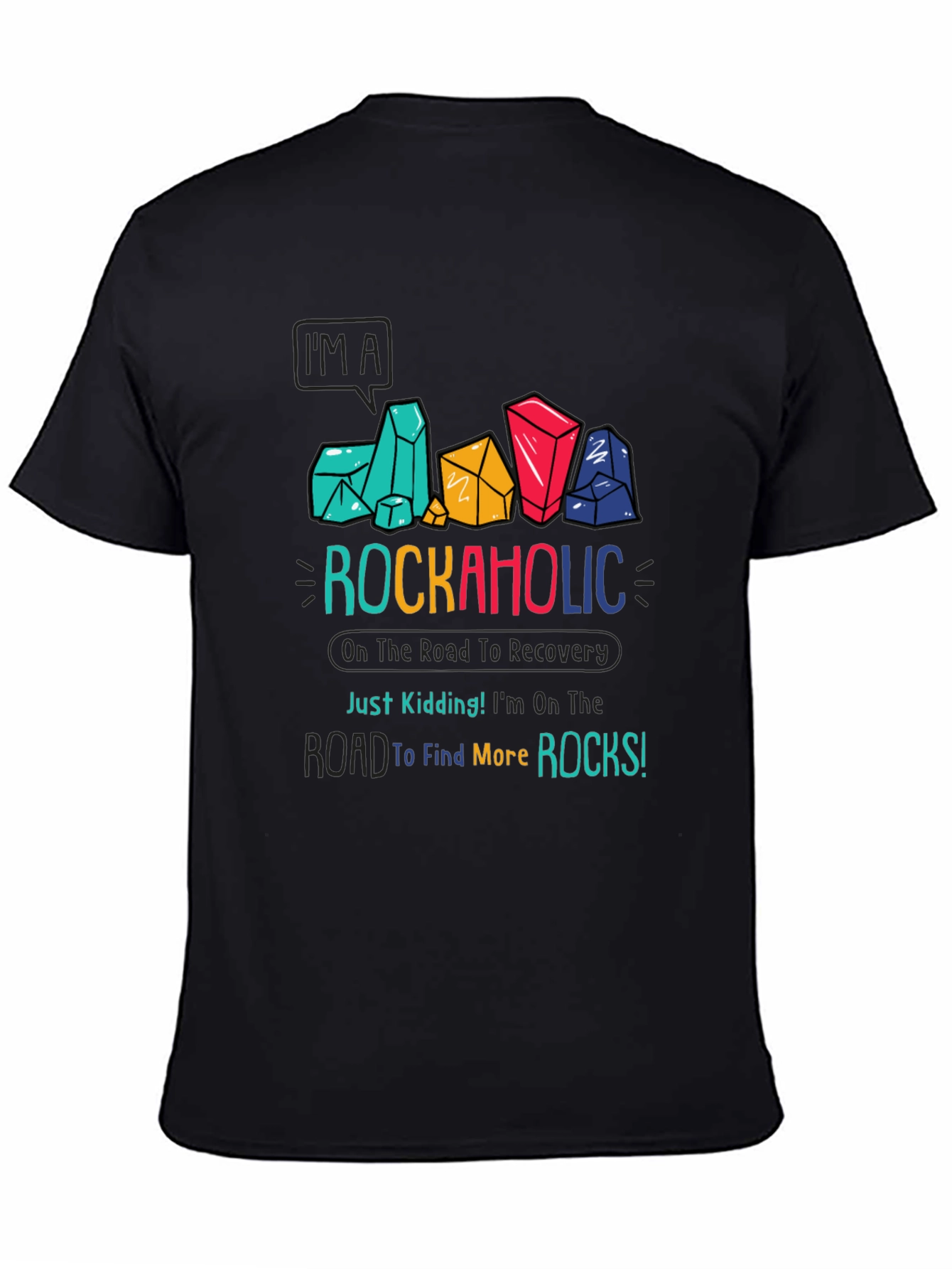 Rockaholic T-Shirt - Rock Lover Graphic Tee