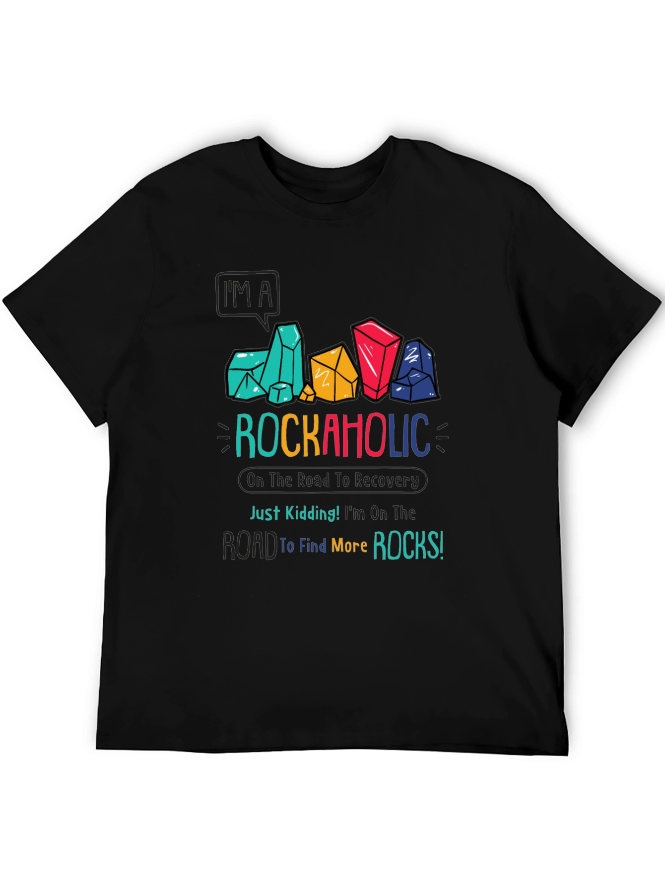 Rockaholic T-Shirt - Rock Lover Graphic Tee