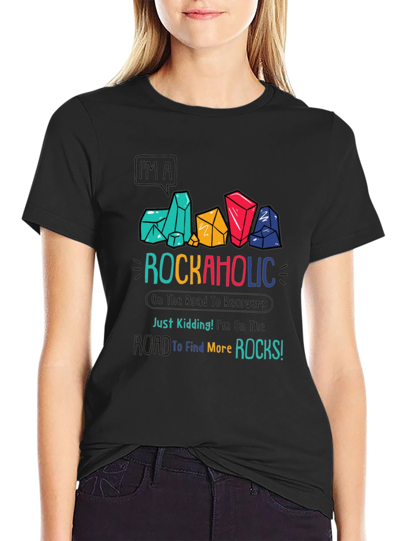 Rockaholic T-Shirt - Rock Lover Graphic Tee