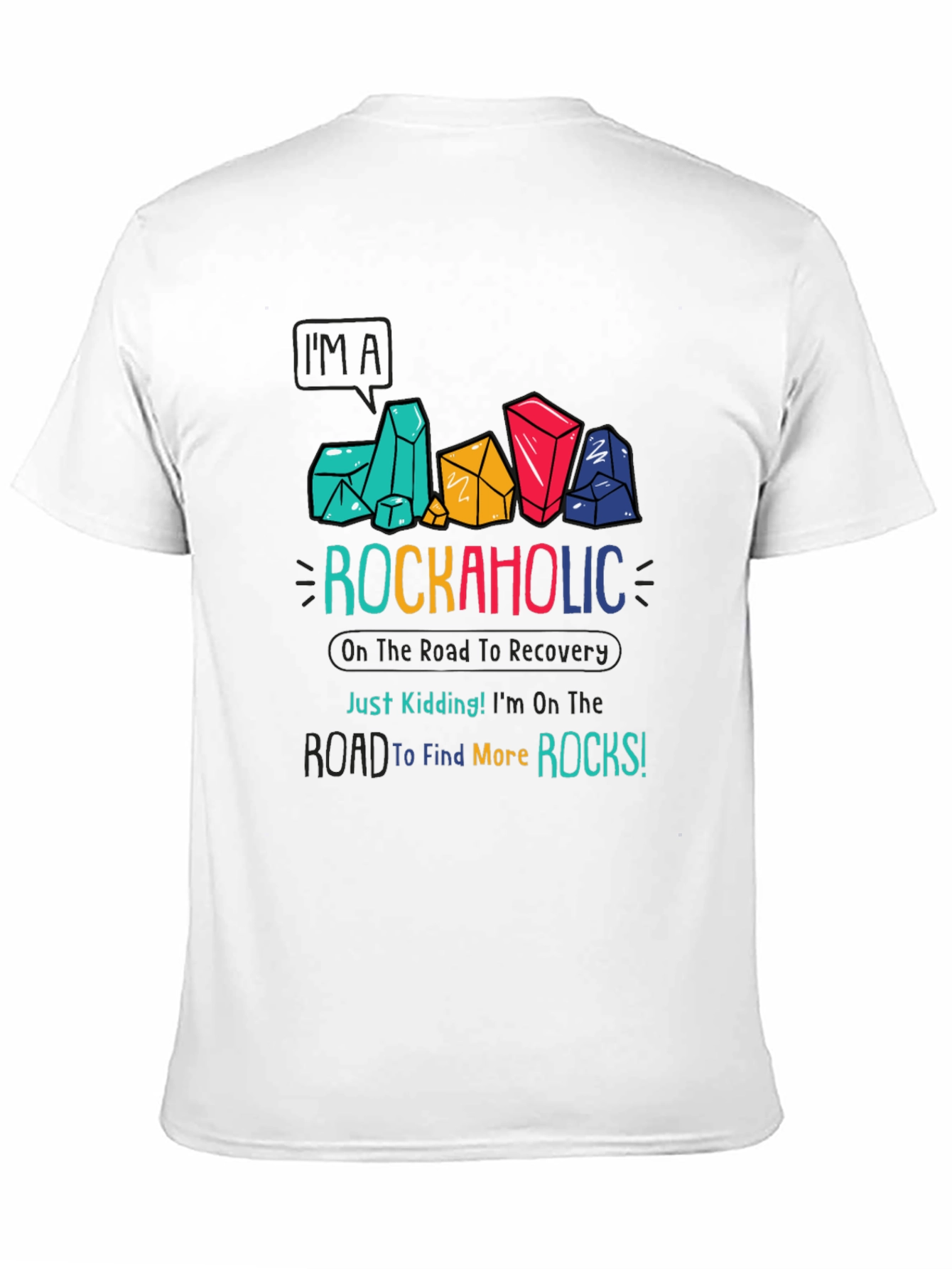 Rockaholic T-Shirt - Rock Lover Graphic Tee