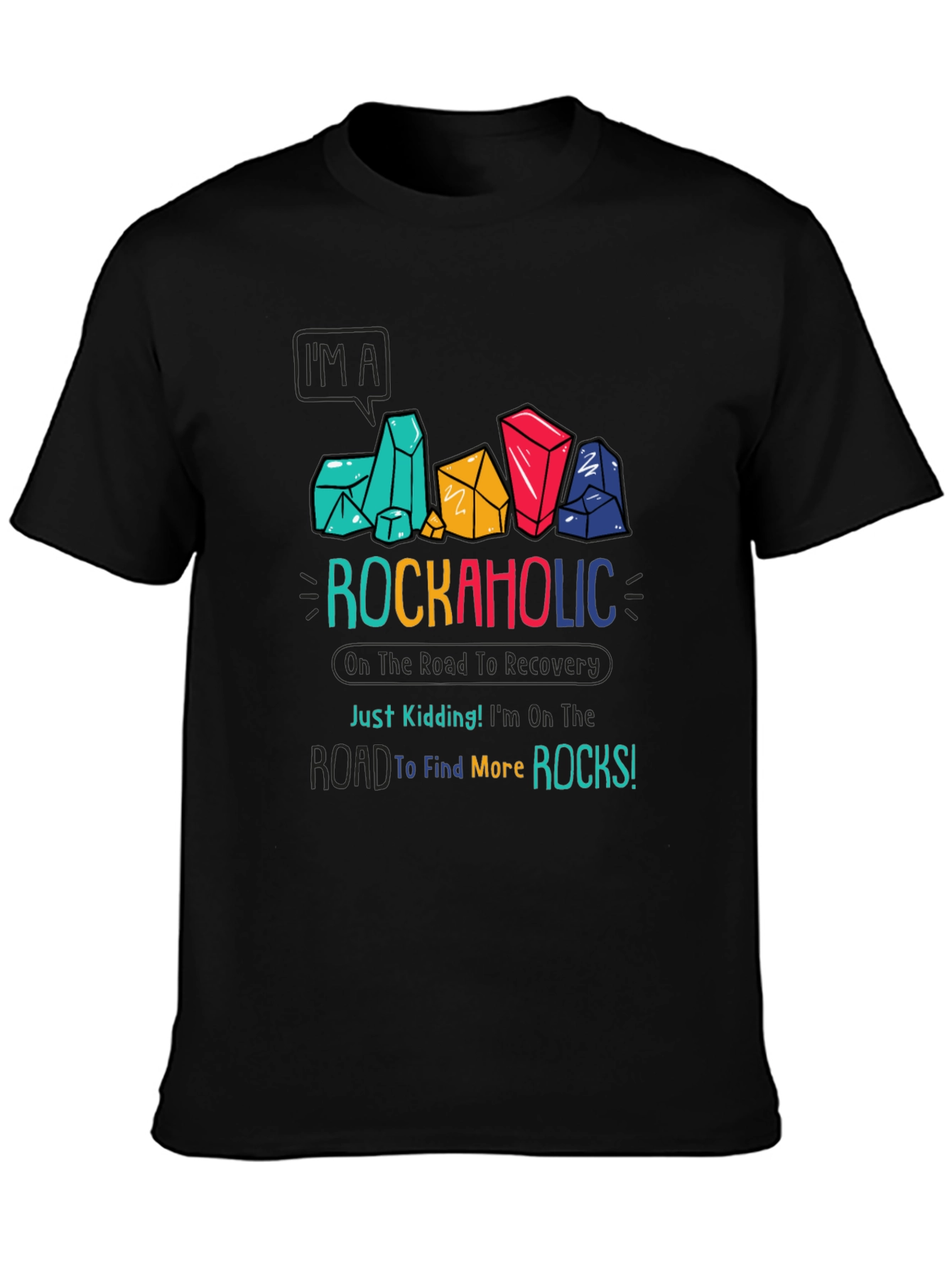 Rockaholic T-Shirt - Rock Lover Graphic Tee