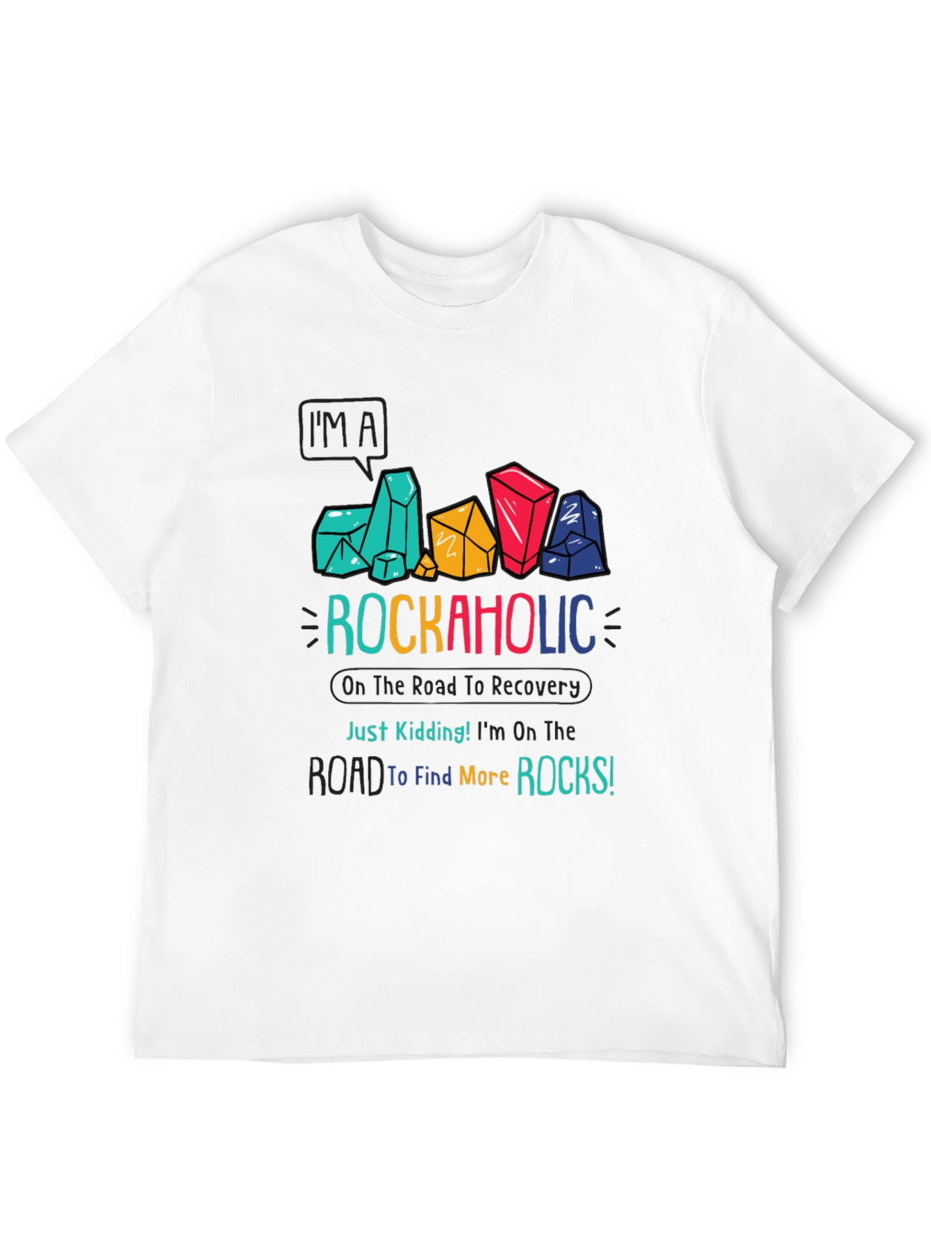 Rockaholic T-Shirt - Rock Lover Graphic Tee