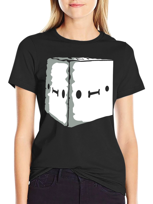 Abstract Graphic Tee - Black Unisex Casual T-Shirt