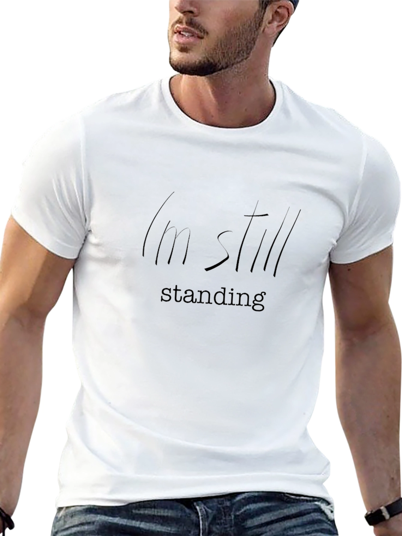 Im Still Standing Black T-Shirt