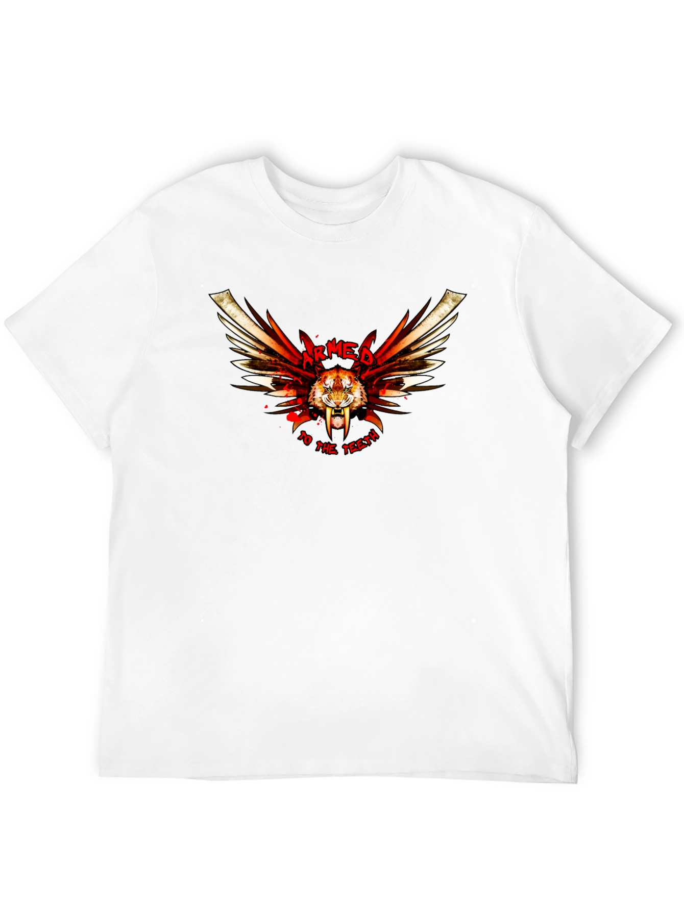 Armed To The Teeth Black T-Shirt