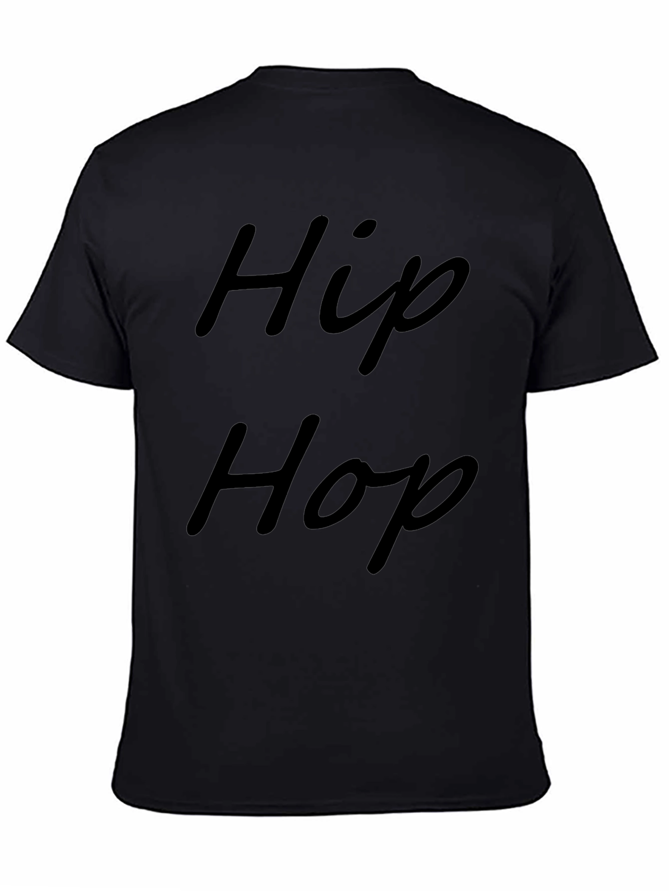 Hip Hop Graphic Black T-Shirt