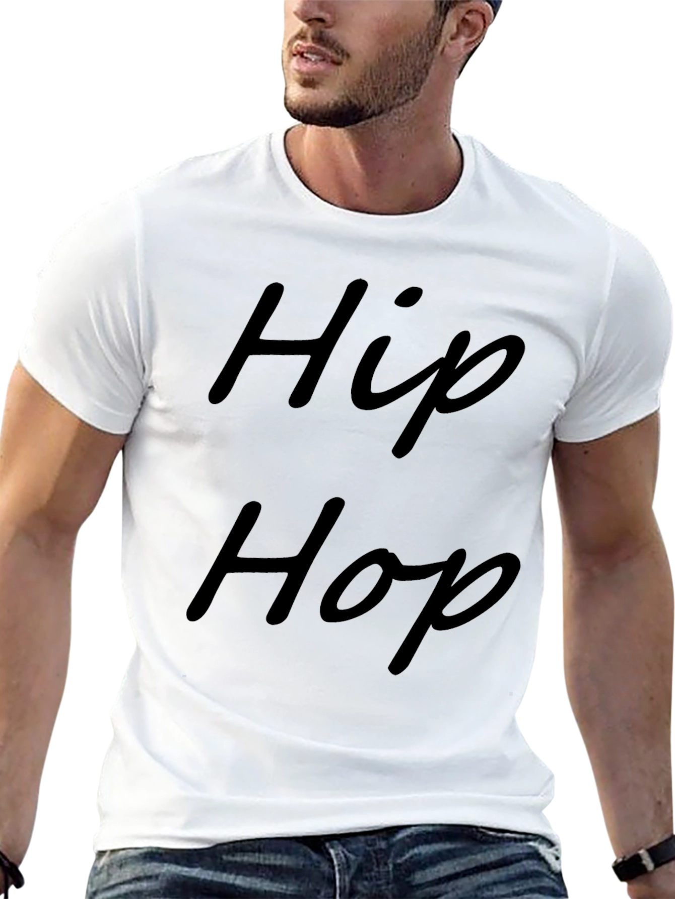 Hip Hop Graphic Black T-Shirt