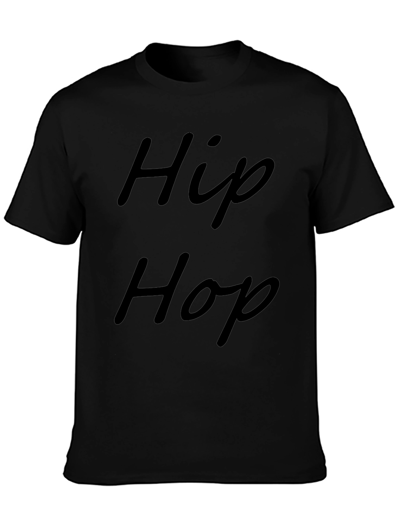 Hip Hop Graphic Black T-Shirt