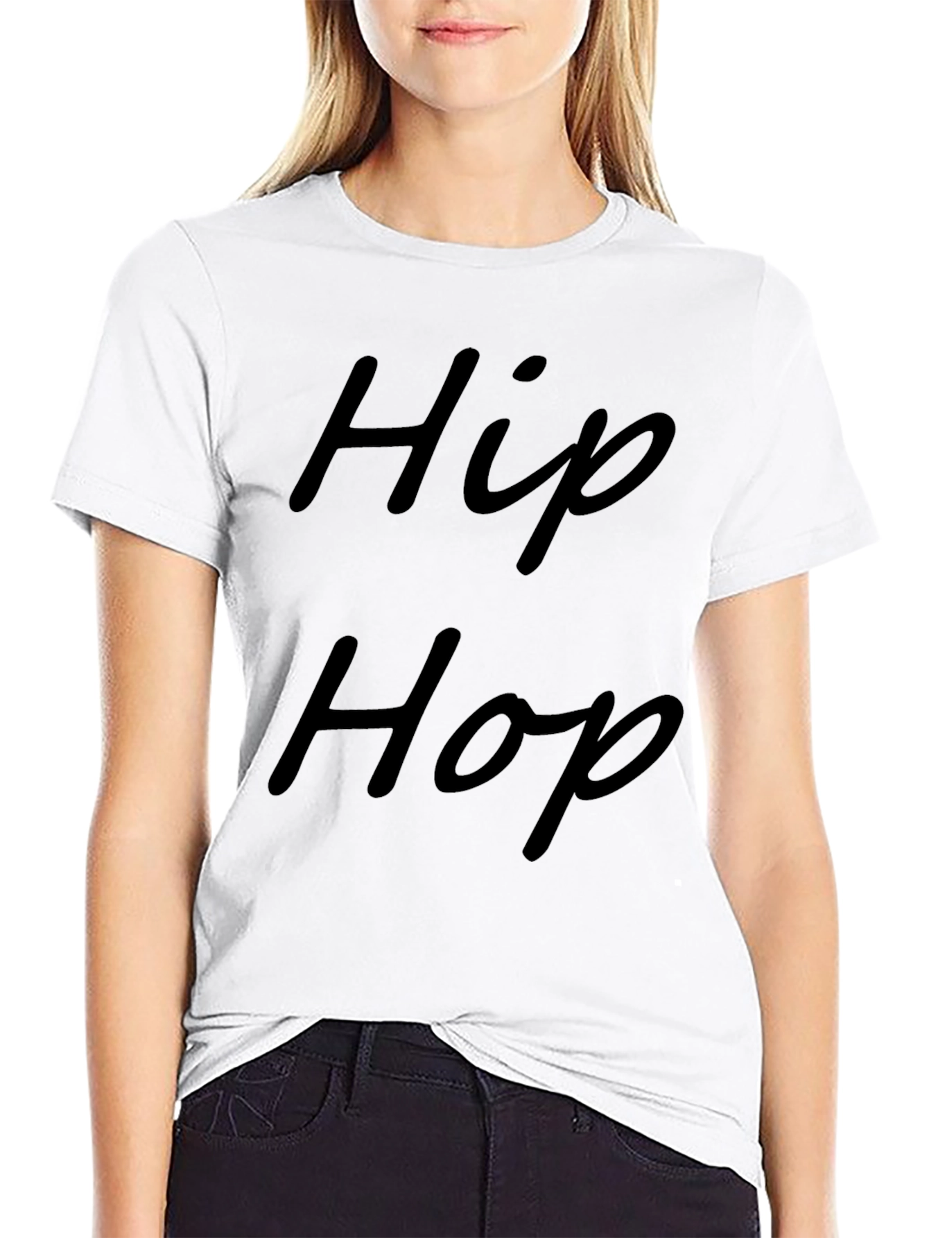 Hip Hop Graphic Black T-Shirt