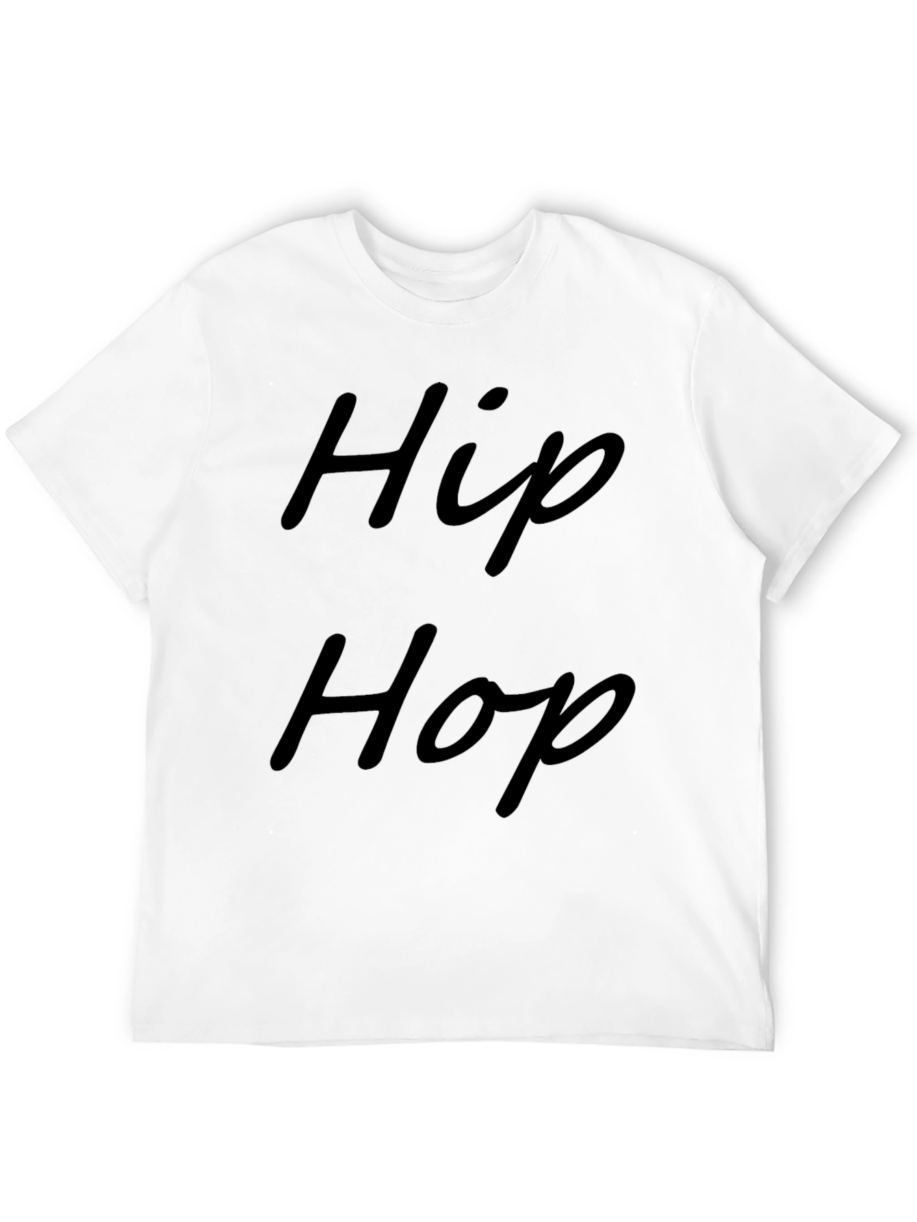 Hip Hop Graphic Black T-Shirt