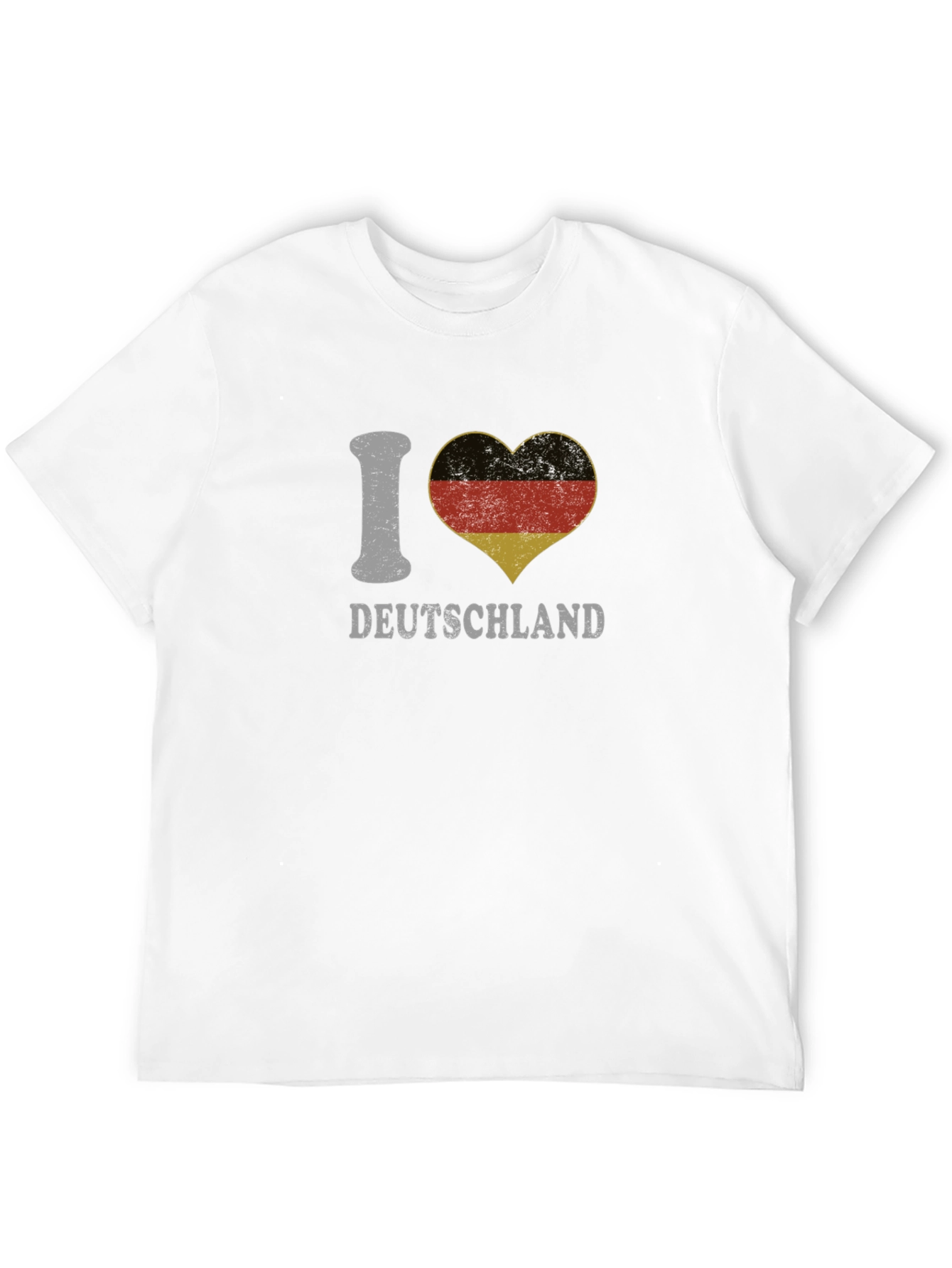 I Love Germany T-Shirt Deutschland German Flag Heart Tee