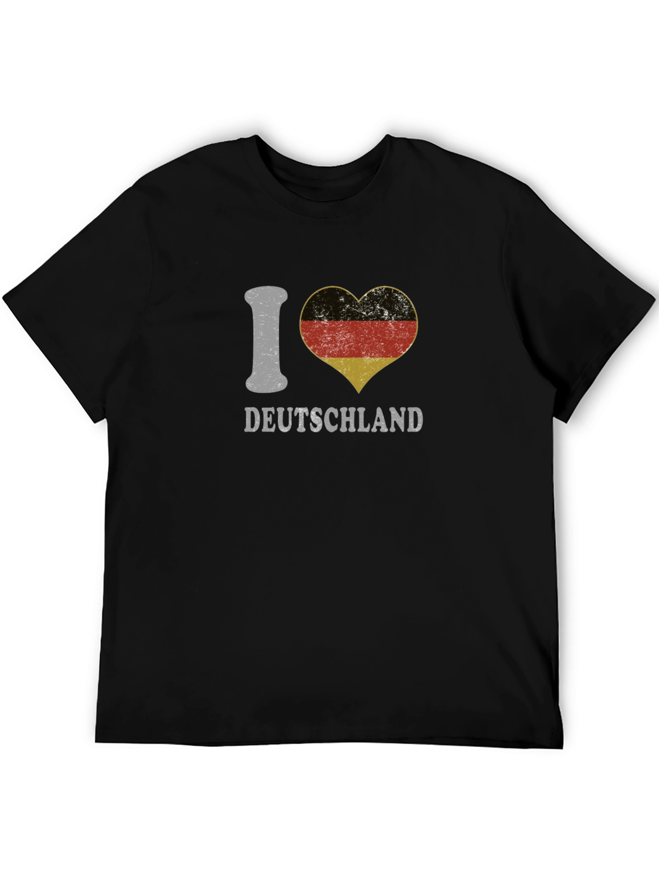 I Love Germany T-Shirt Deutschland German Flag Heart Tee